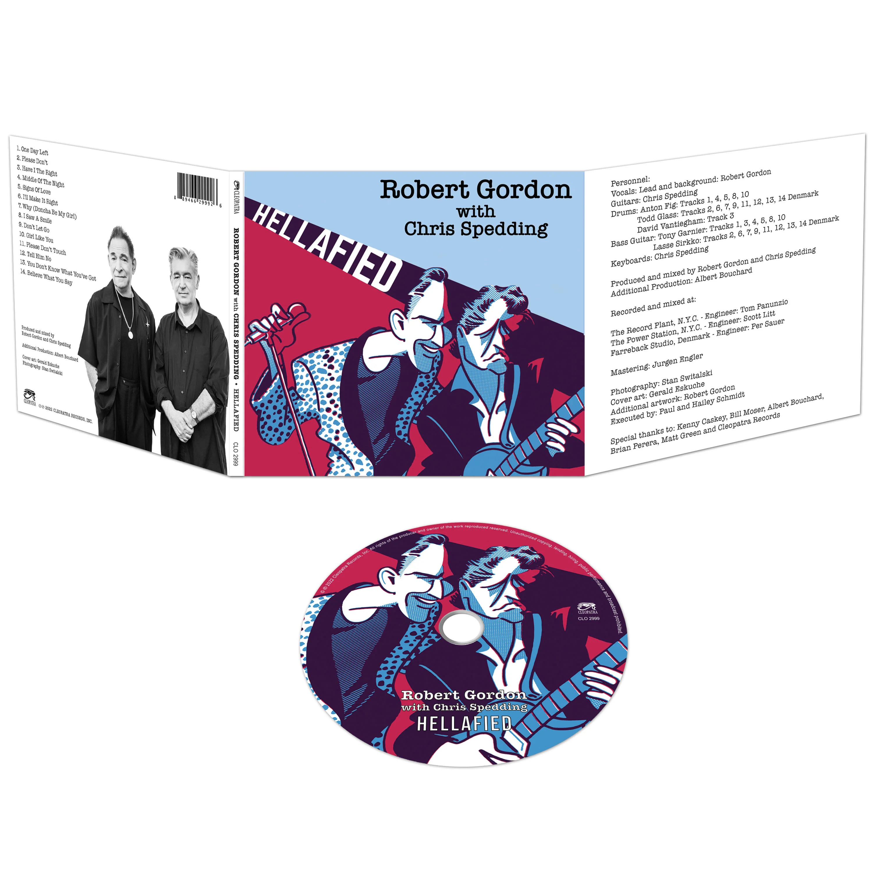 Robert Gordon & Chris Spedding - Hellafied (CD Digipak) - Image 2