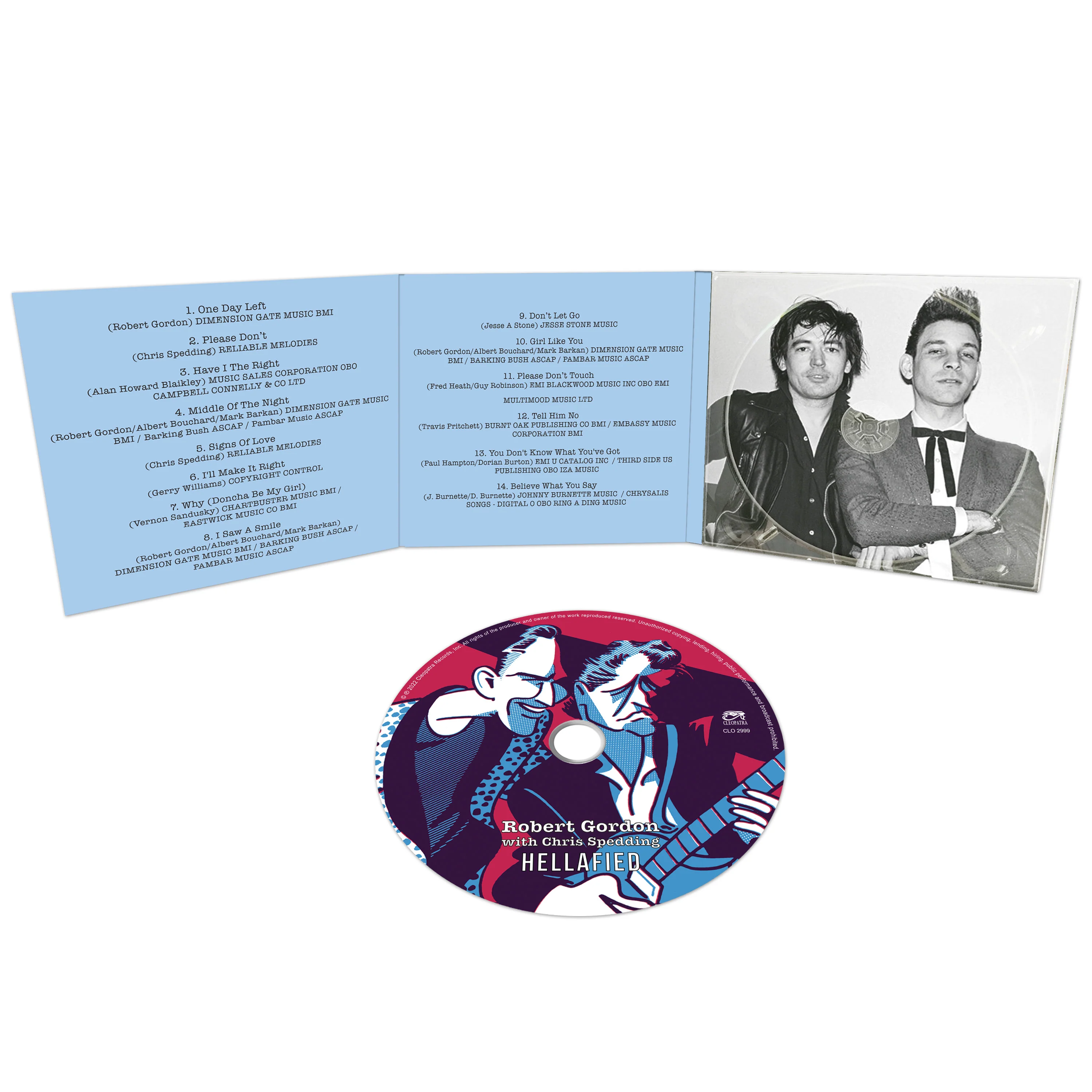 Robert Gordon & Chris Spedding - Hellafied (CD Digipak) - Image 3
