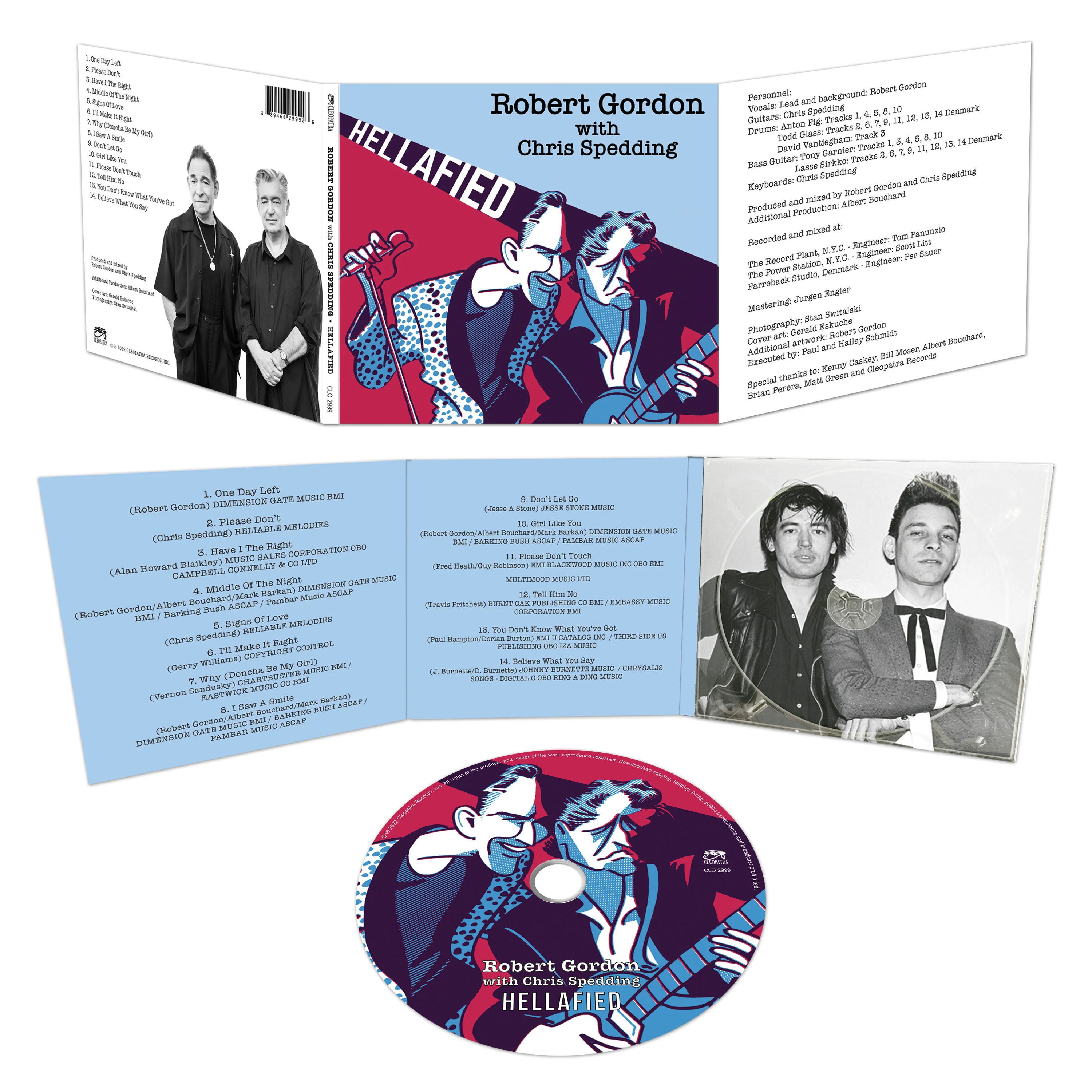 Robert Gordon & Chris Spedding - Hellafied (CD Digipak) - Image 4