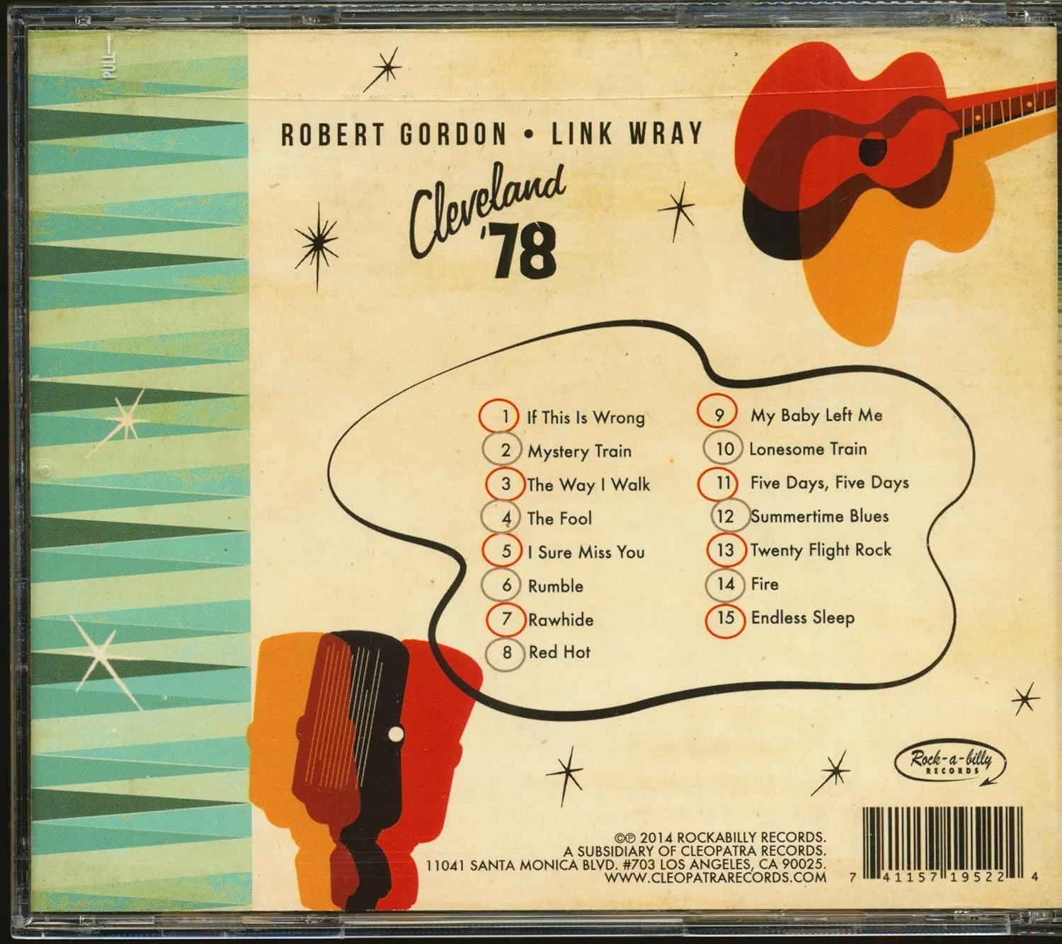 Robert Gordon & Link Wray - Cleveland '78 (CD) - Image 2