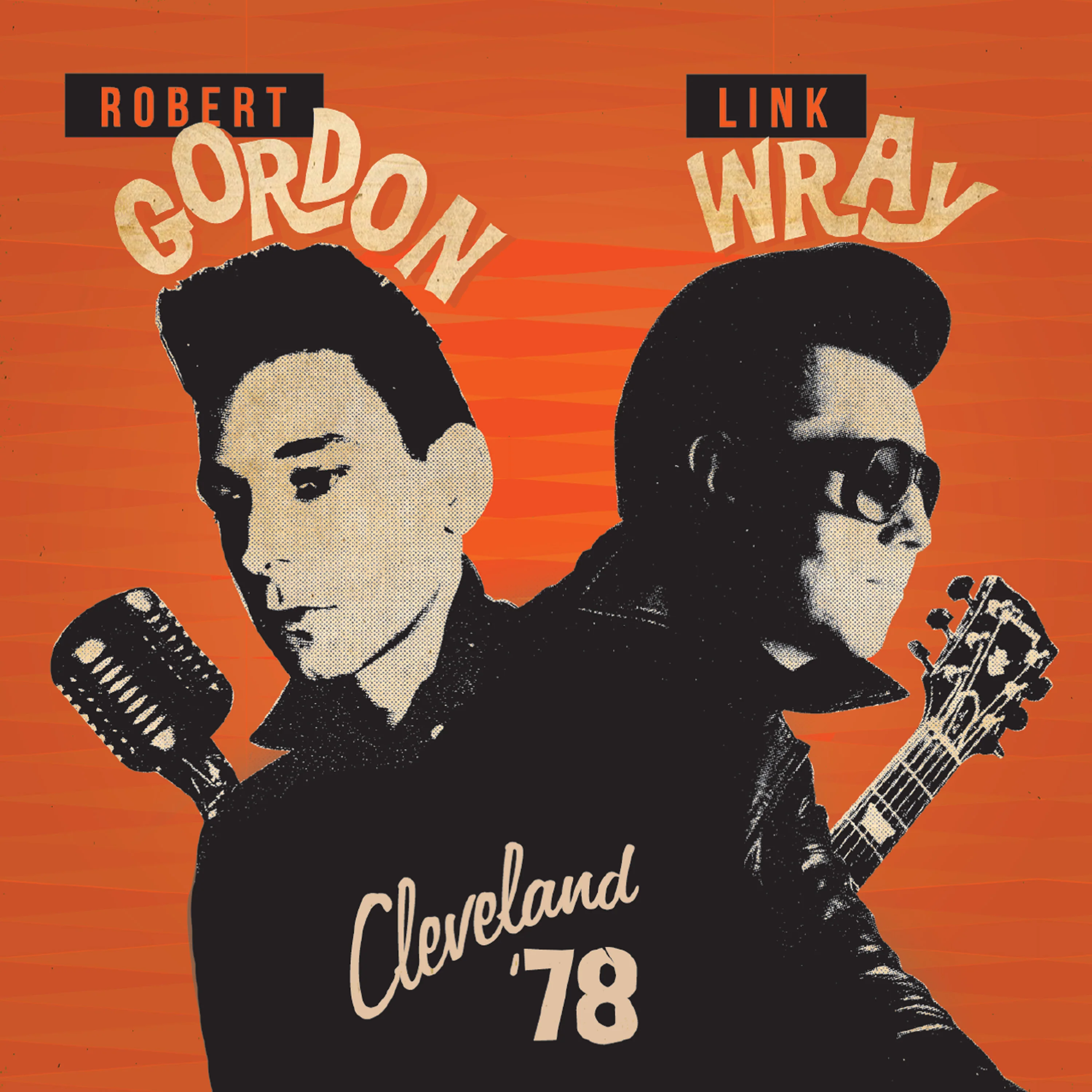 Robert Gordon & Link Wray - Cleveland '78 (Yellow-Red Splatter Vinyl) - Image 3