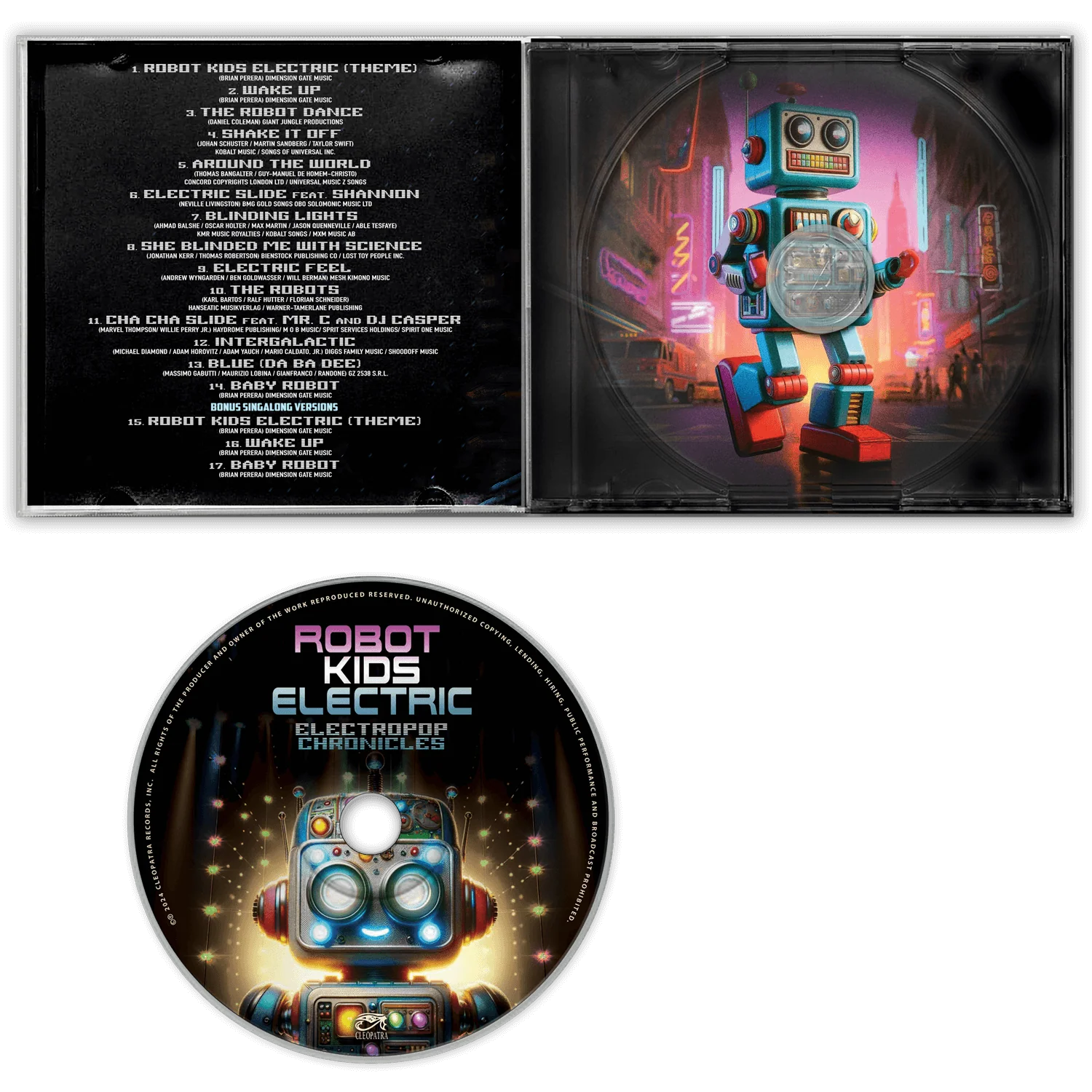 Robot Kids Electric - ElectroPop Chronicles (CD) - Image 3