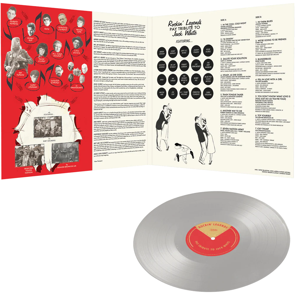 Rockin' Legends Pay Tribute to Jack White (Limited Edition Colored Vinyl) - Image 5