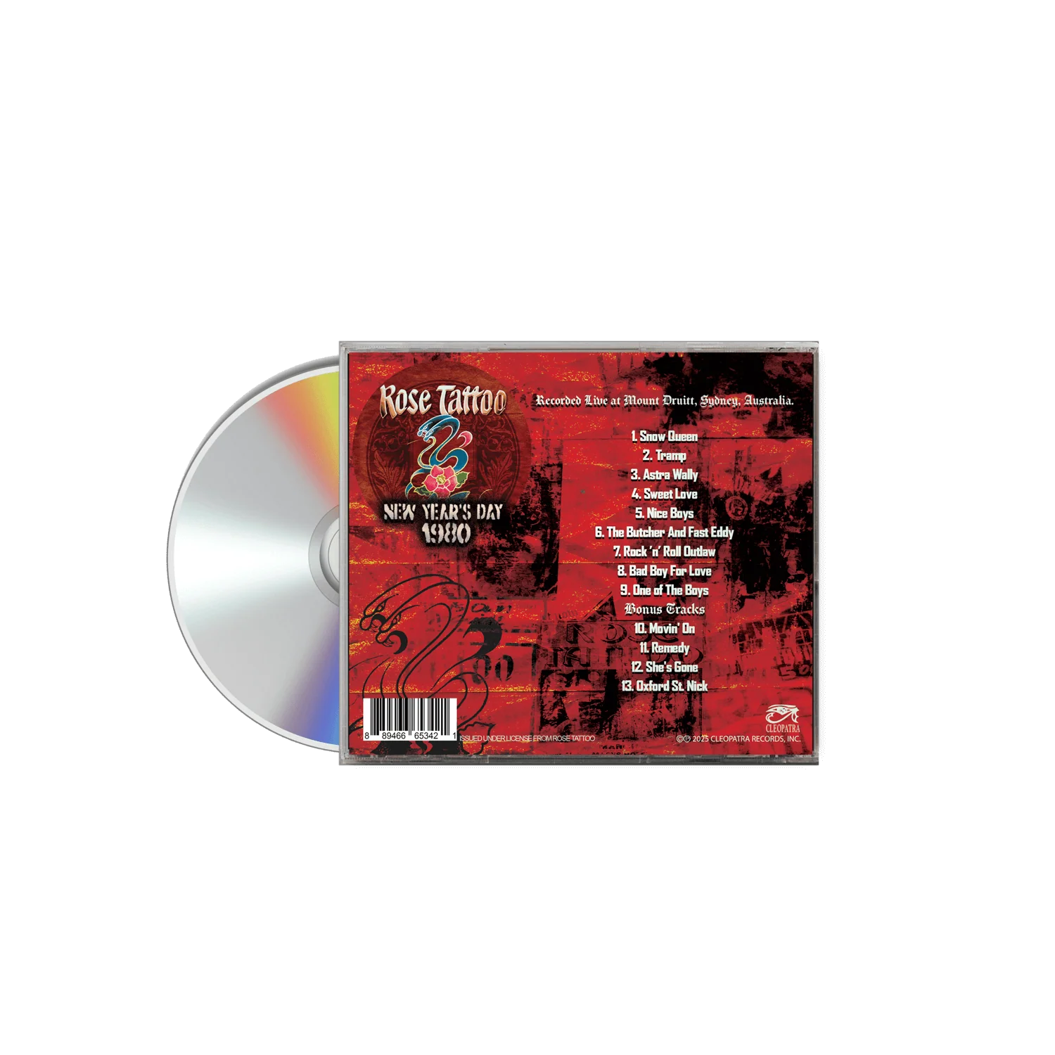 Rose Tattoo - New Year's Day 1980 (CD) - Image 2
