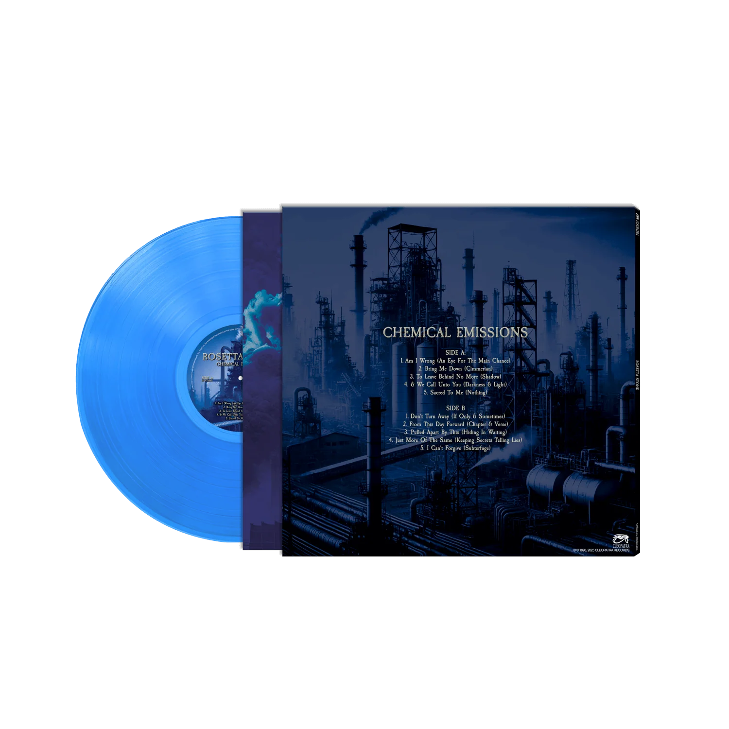 Rosetta Stone - Chemical Emissions (Blue Vinyl LP) - Image 2