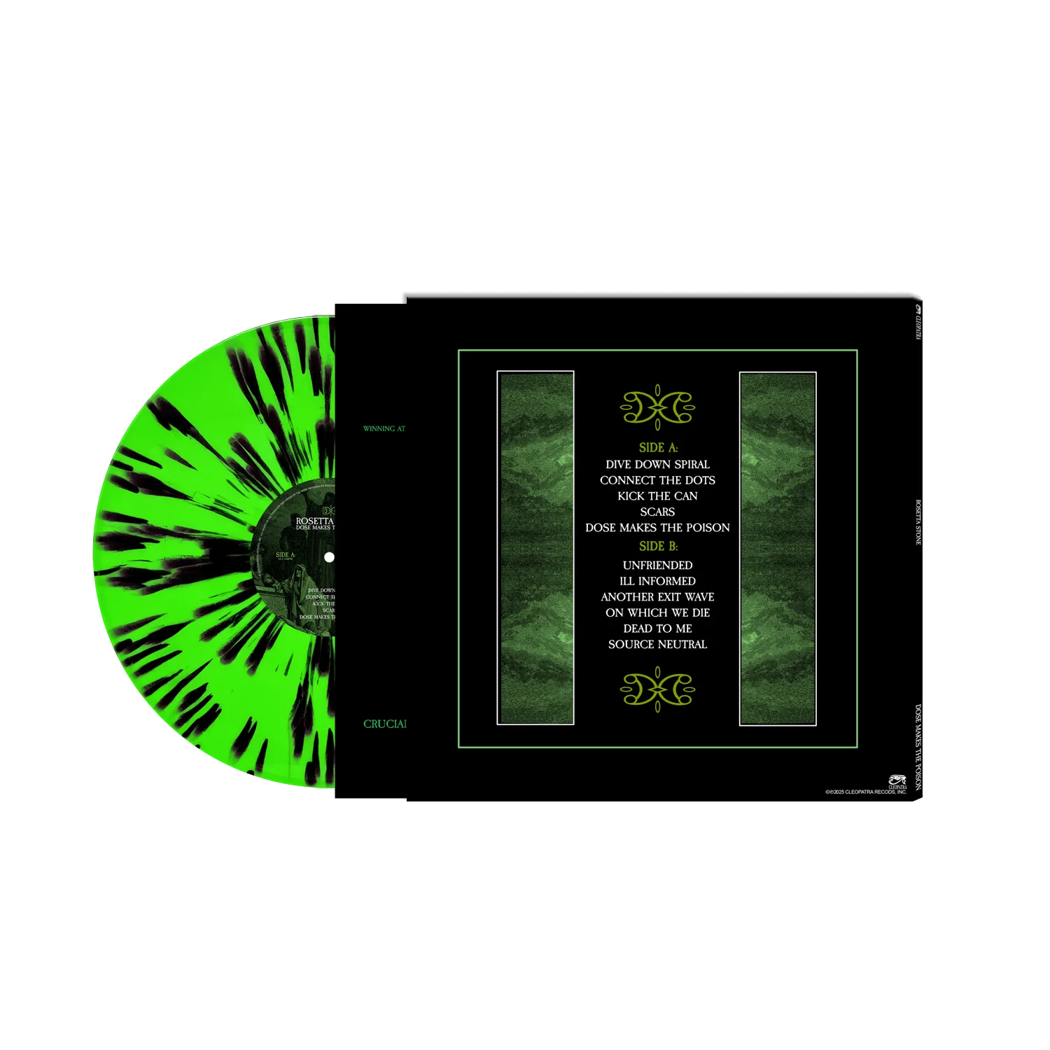 Rosetta Stone - Dose Makes The Poison (Green/Black/Splatter Vinyl LP) - Image 2