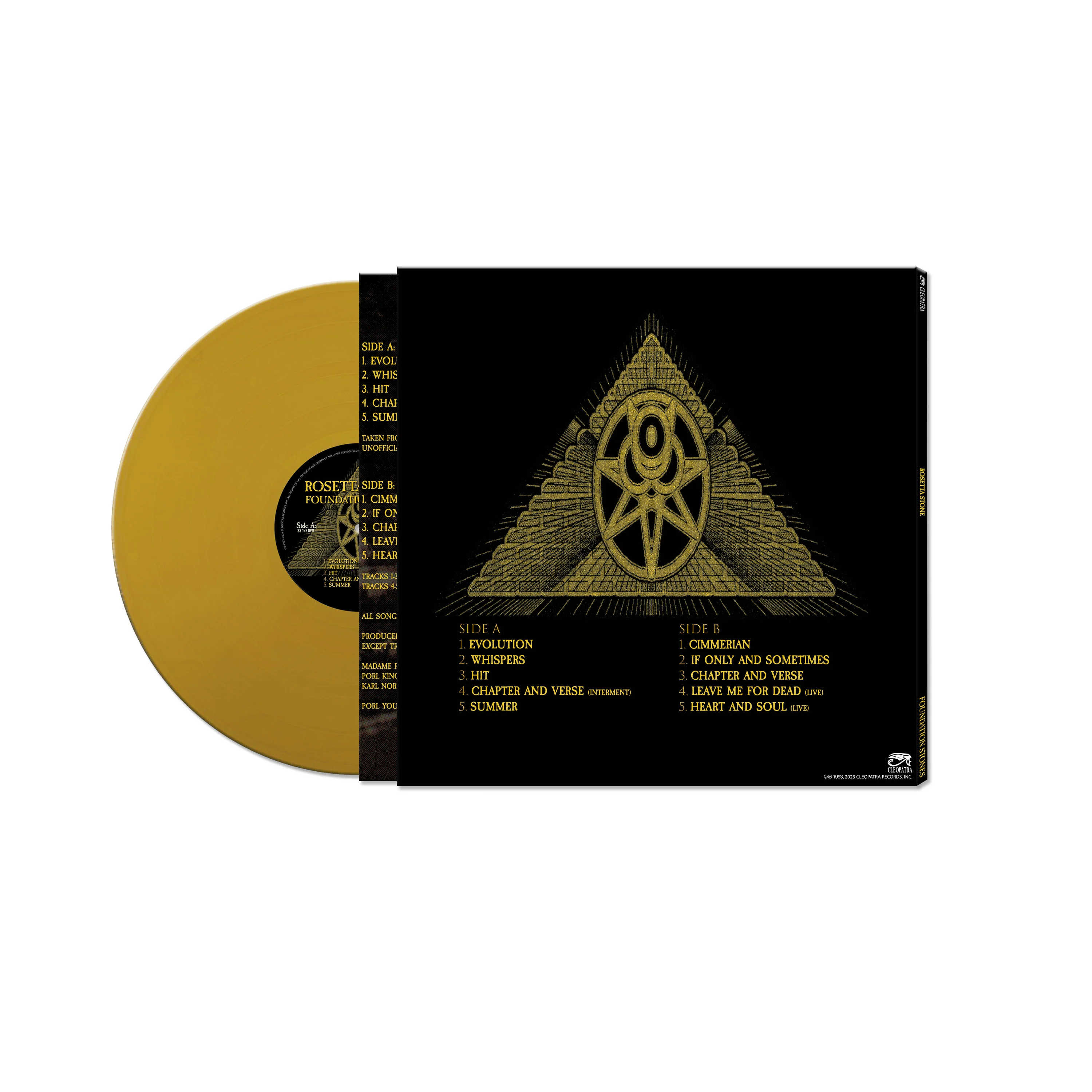 Rosetta Stone - Foundation Stones (Gold Vinyl) - Image 2