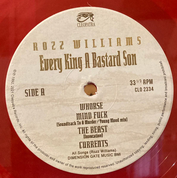 Rozz Williams - Every King a Bastard Son (Limited Edition Colored Vinyl) - Image 4