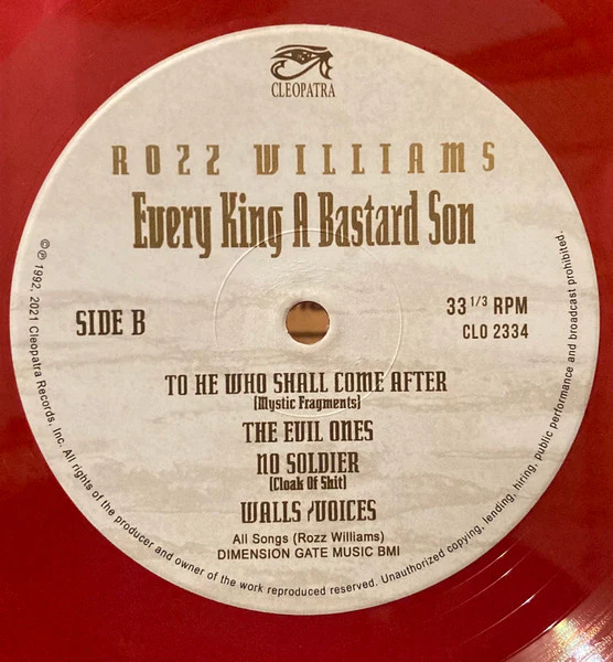 Rozz Williams - Every King a Bastard Son (Limited Edition Colored Vinyl) - Image 6