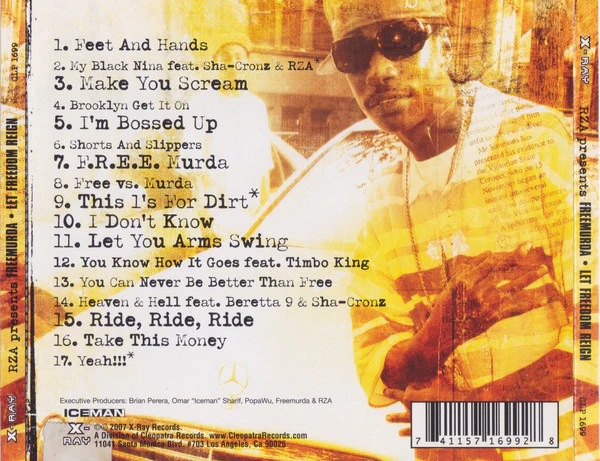 Freemurda - RZA Presents Freemurda - Let Freedom Reign (CD) - Image 2