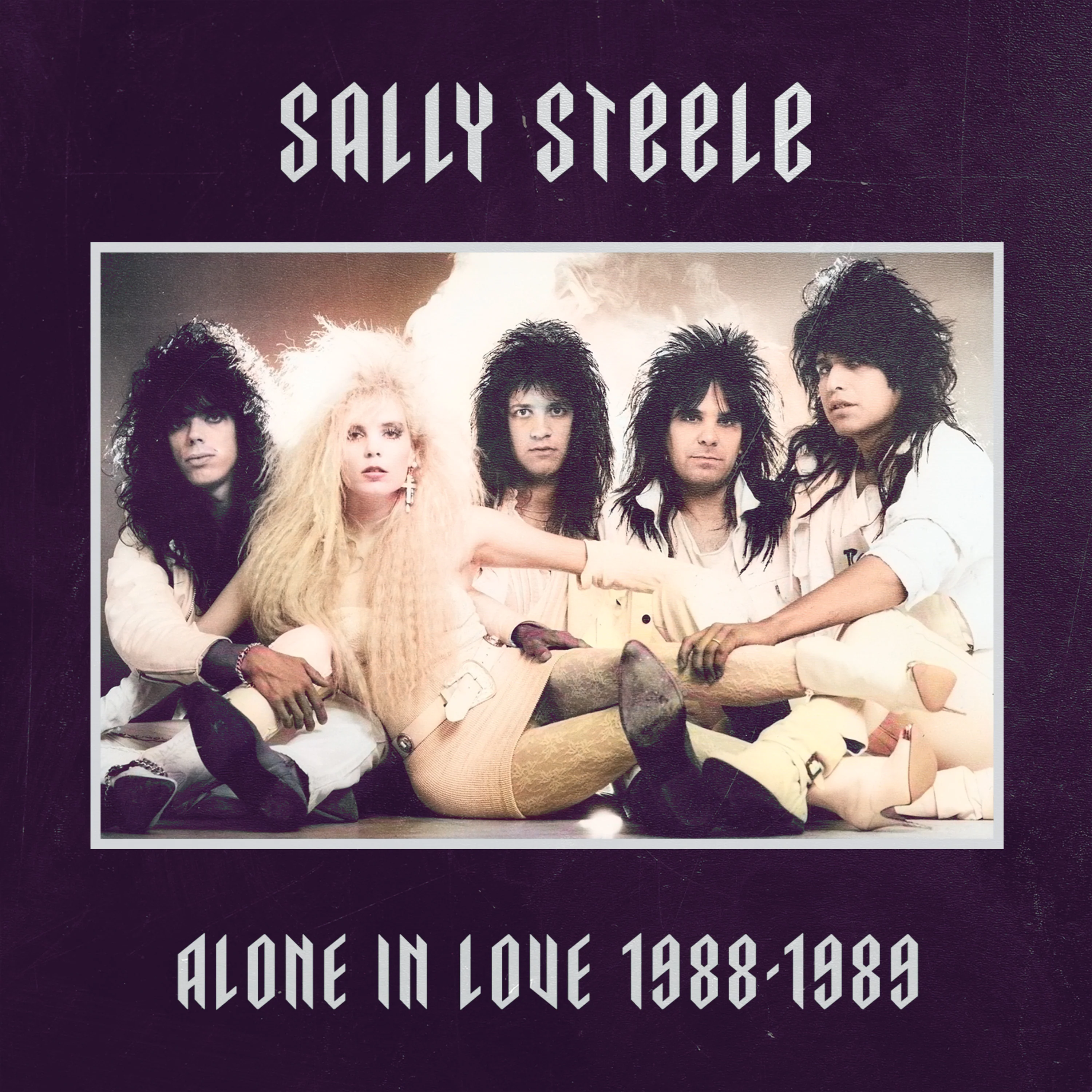 Sally Steele - Alone In Love 1988-1989 (Purple Marble Vinyl) - Image 3