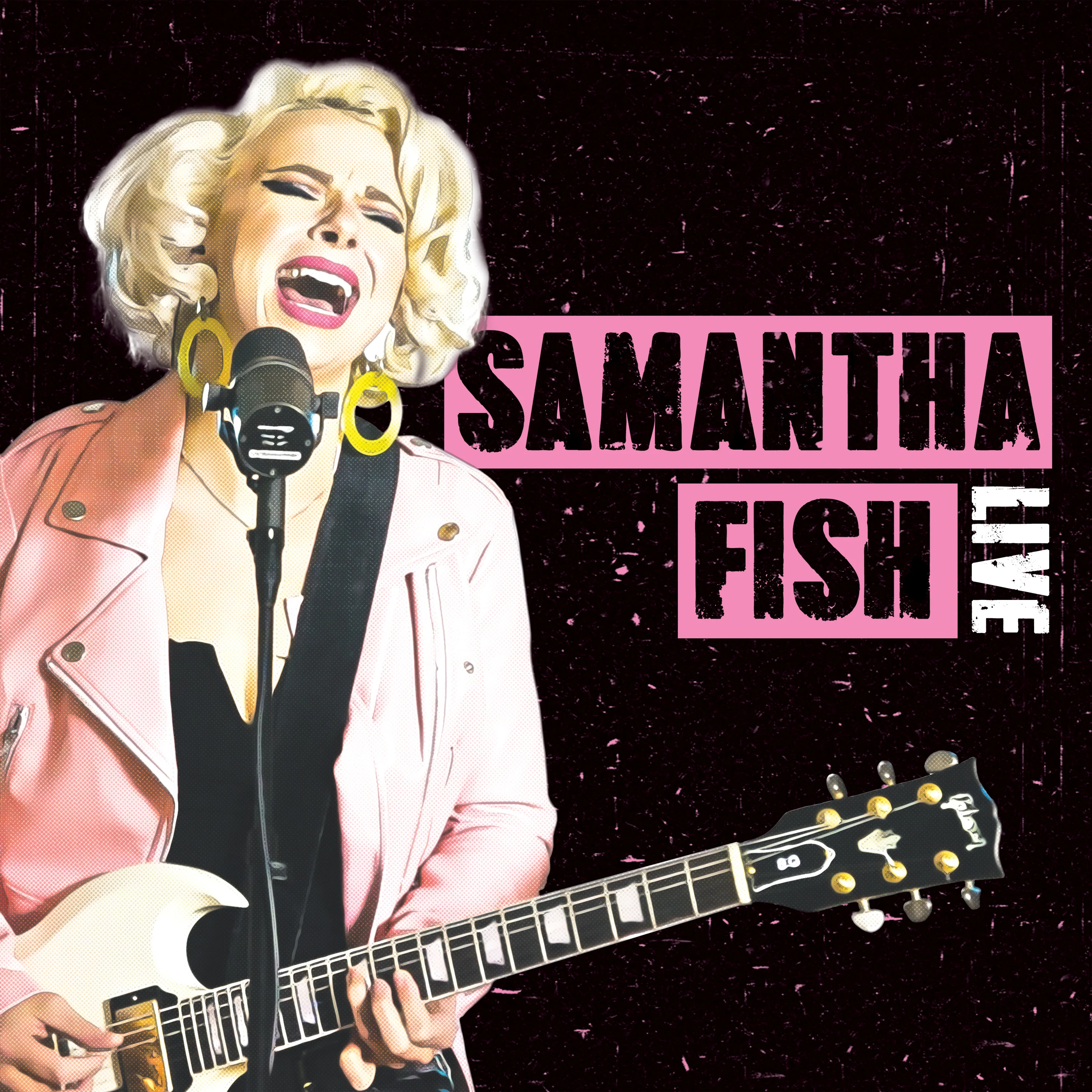 Samantha Fish - Live (Pink-White Splatter Vinyl) - Image 3