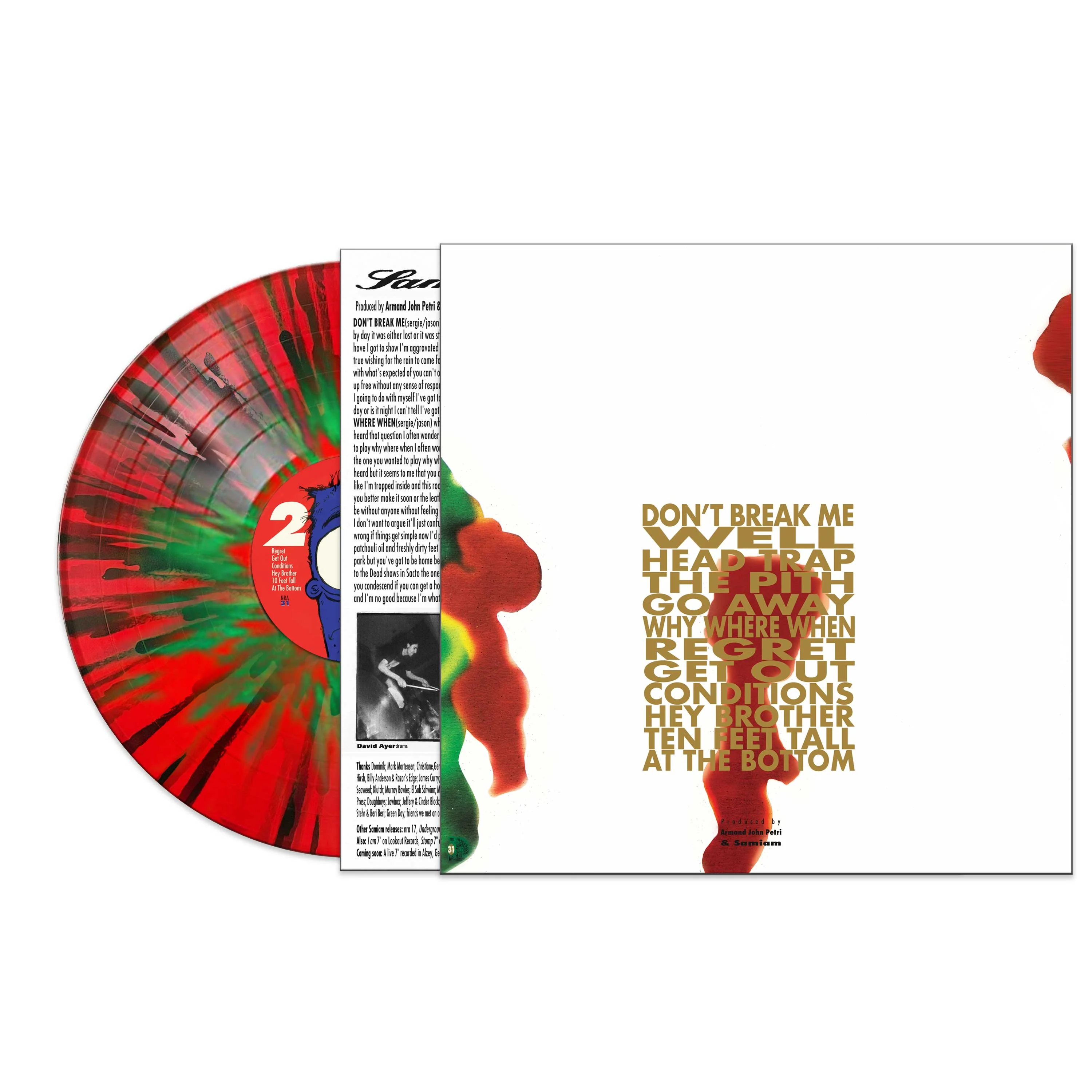 Samiam - Billy (Green-Red-Black Splatter Vinyl) - Image 2