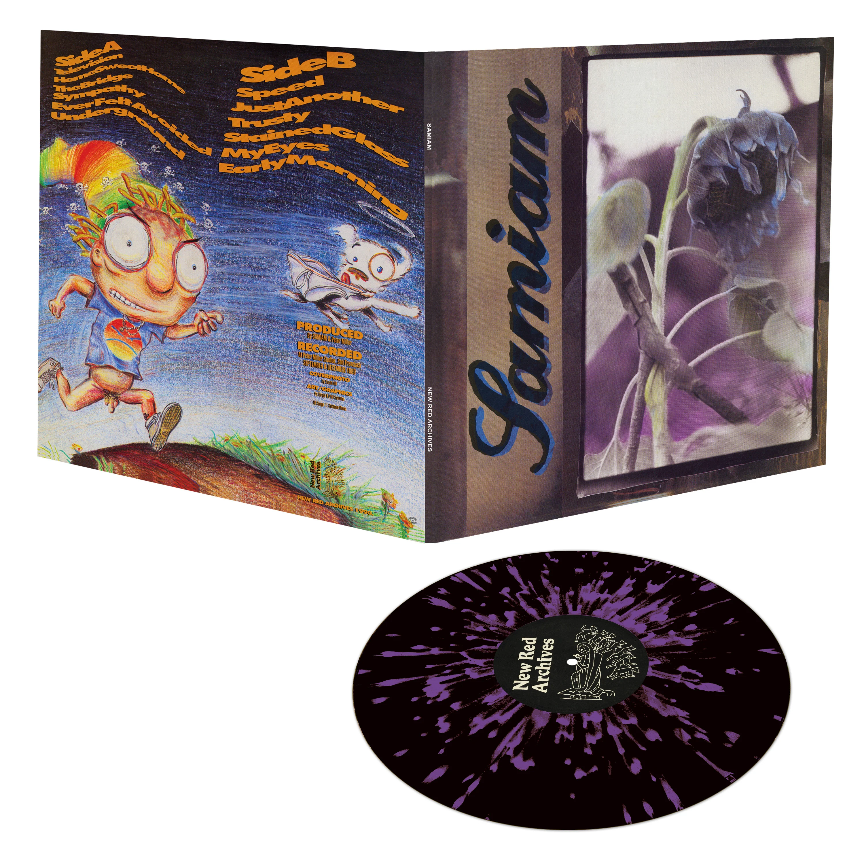 Samiam - Samiam (Black-Purple Splatter Vinyl) - Image 3