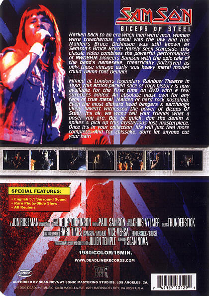 Samson - Biceps Of Steel (DVD) - Image 2