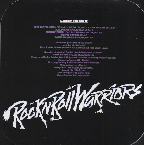 Savoy Brown - Rock ‘N’ Roll Warriors (CD) - Image 2