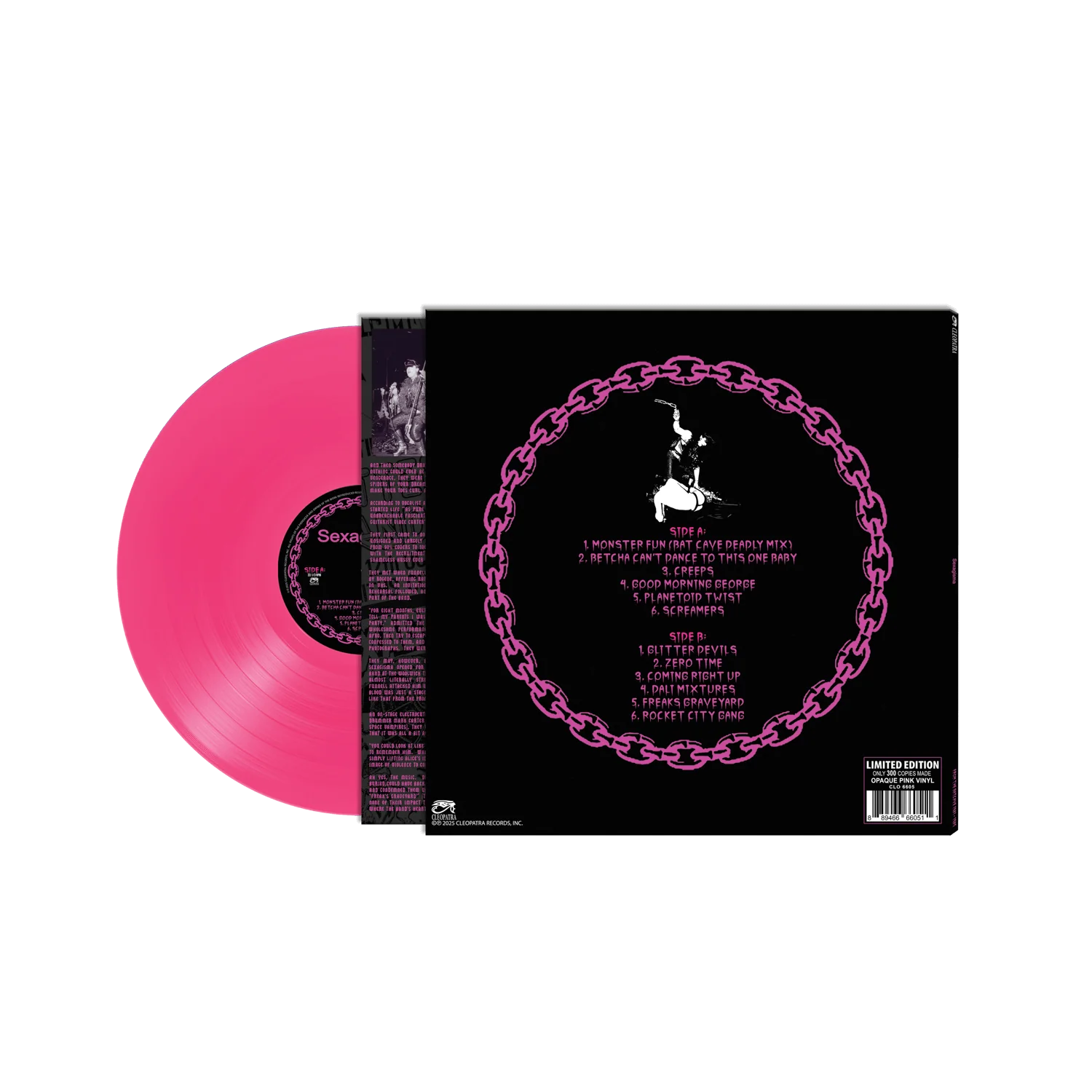 Sexagisma - From The Batcave 1981-1985 (Pink Vinyl LP) - Image 2