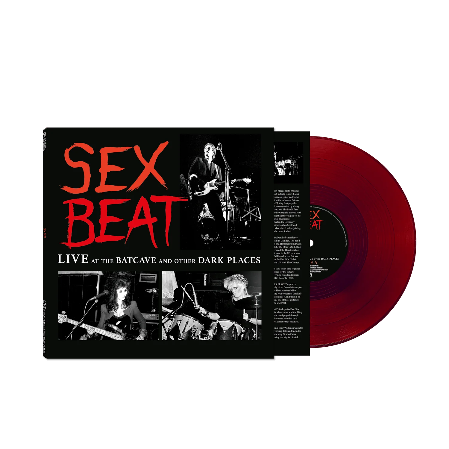 Sexbeat - Live At The Batcave And Other Dark Places (Red Vinyl)