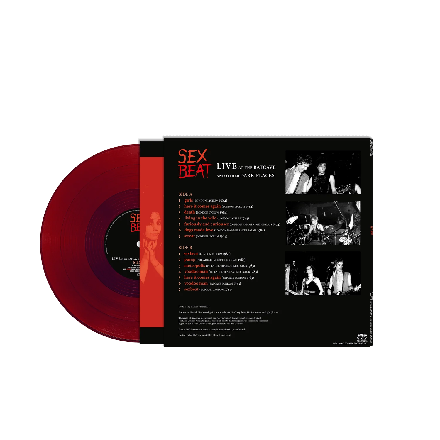 Sexbeat - Live At The Batcave And Other Dark Places (Red Vinyl) - Image 2