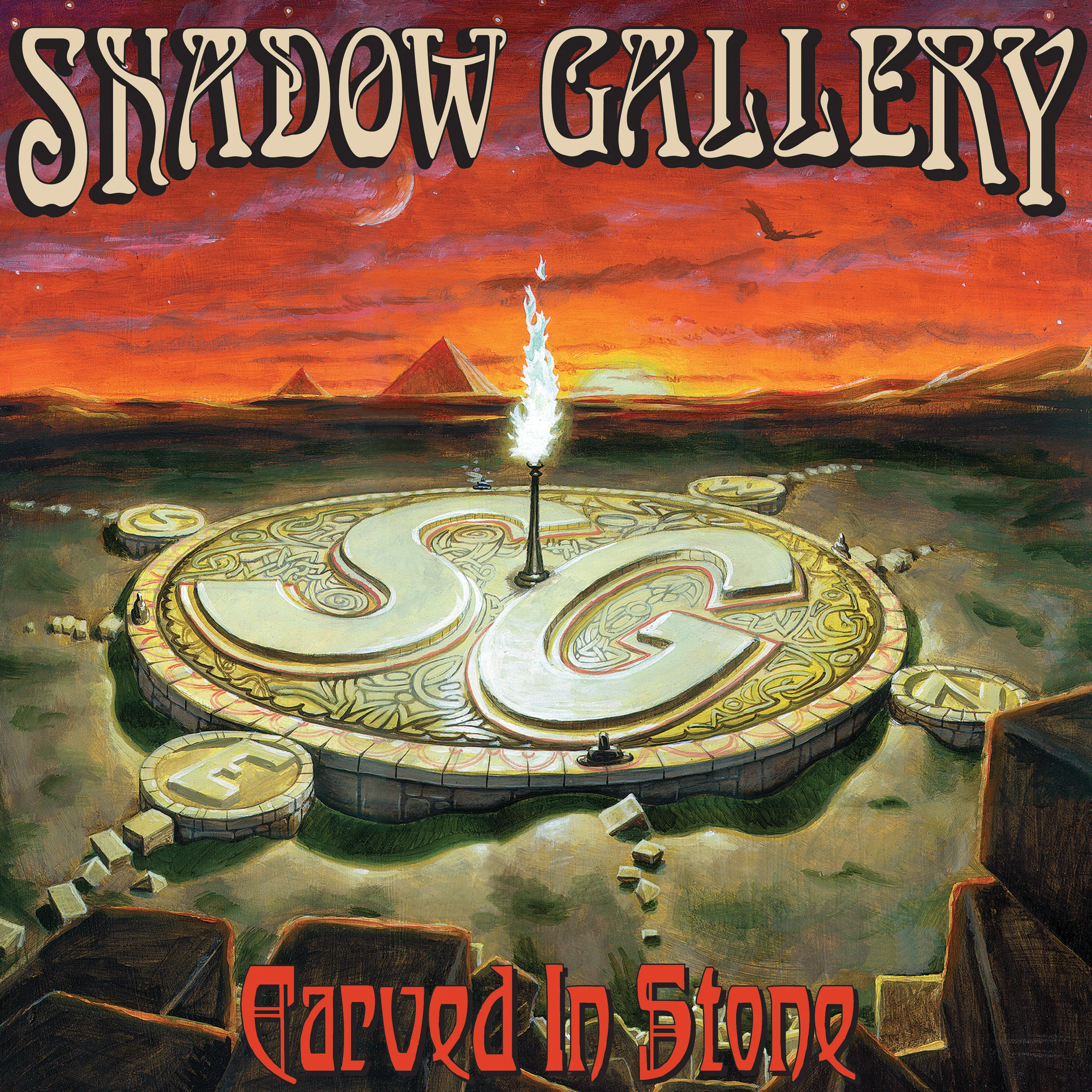 Shadow Gallery - Carved In Stone (Red-Black Splatter Double Vinyl) - Image 4