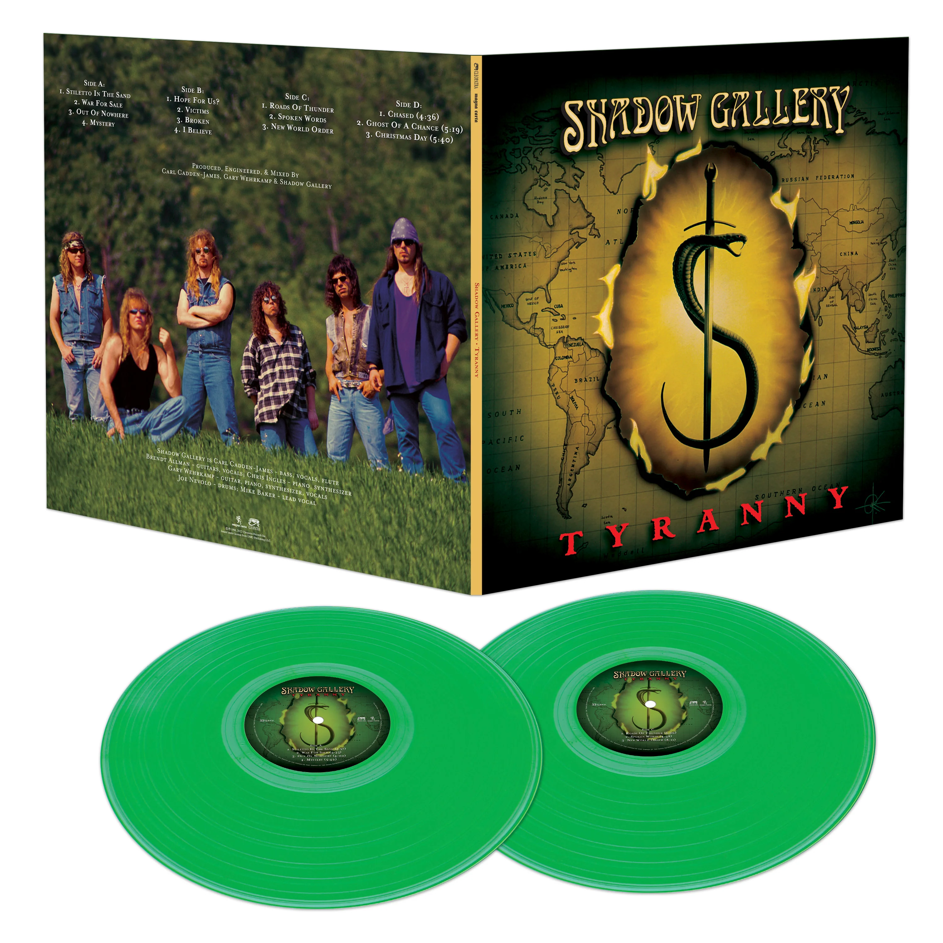 Shadow Gallery - Tyranny  (Double Green Vinyl LP) - Image 2