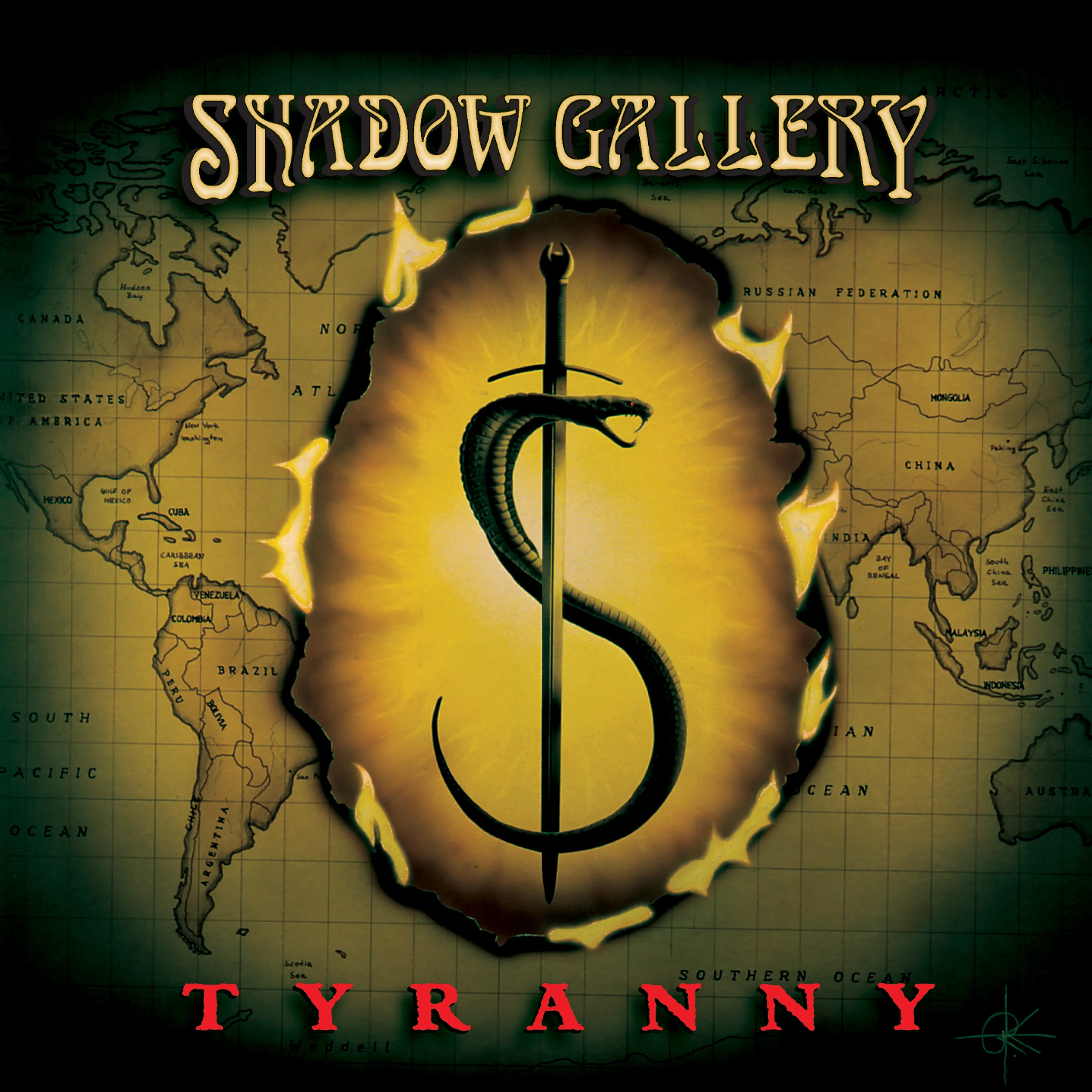 Shadow Gallery - Tyranny  (Double Green Vinyl LP) - Image 4