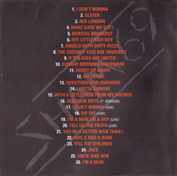 Sham 69 - The Punk Singles Collection 1977-80 (CD) - Image 2