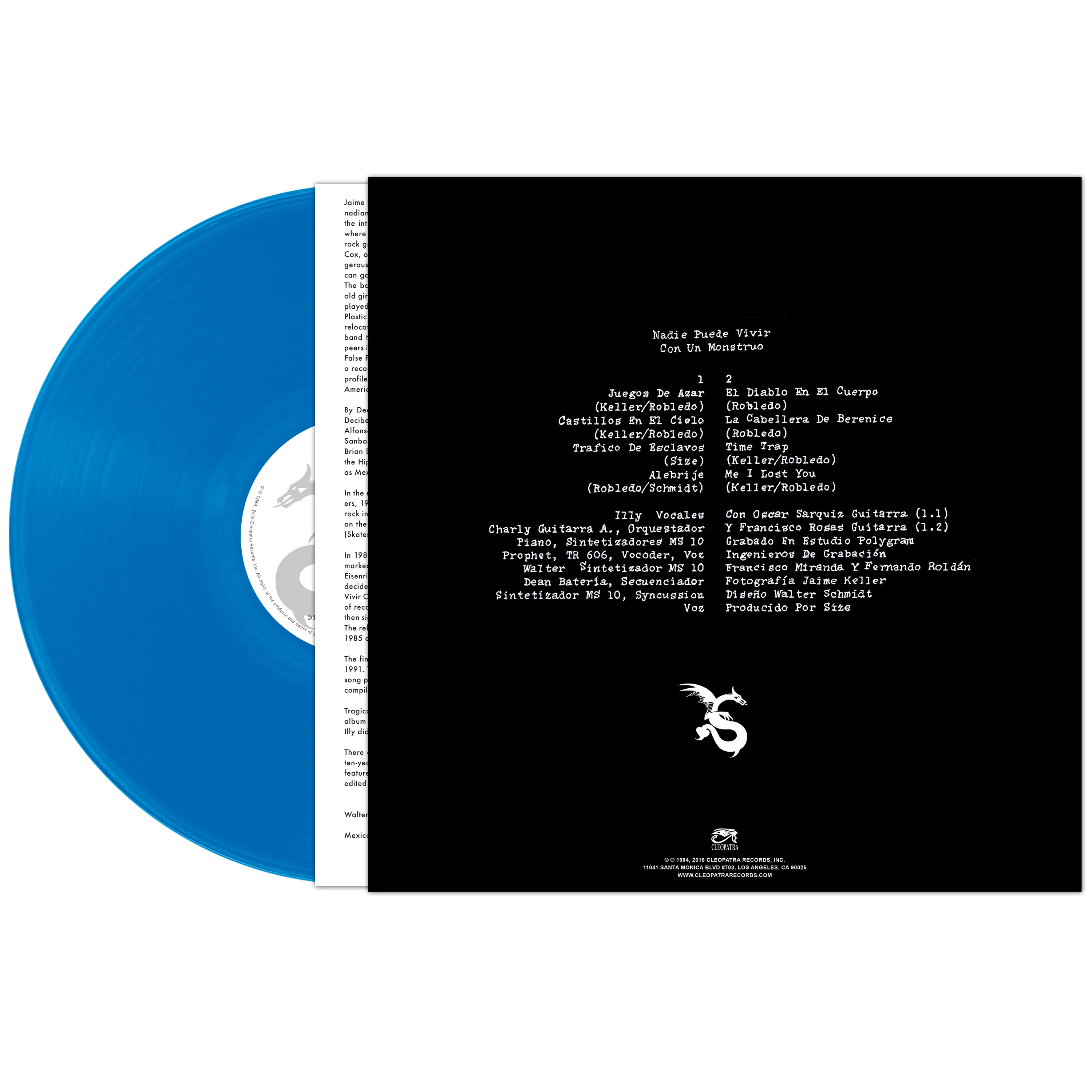 Size - Nadie Puede Vivir Con Un Monstruo (Blue Vinyl) - Image 2