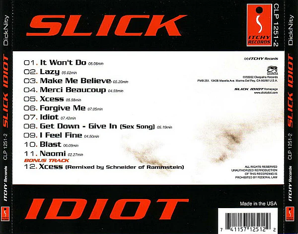 Slick Idiot - DickNity (CD) - Image 2