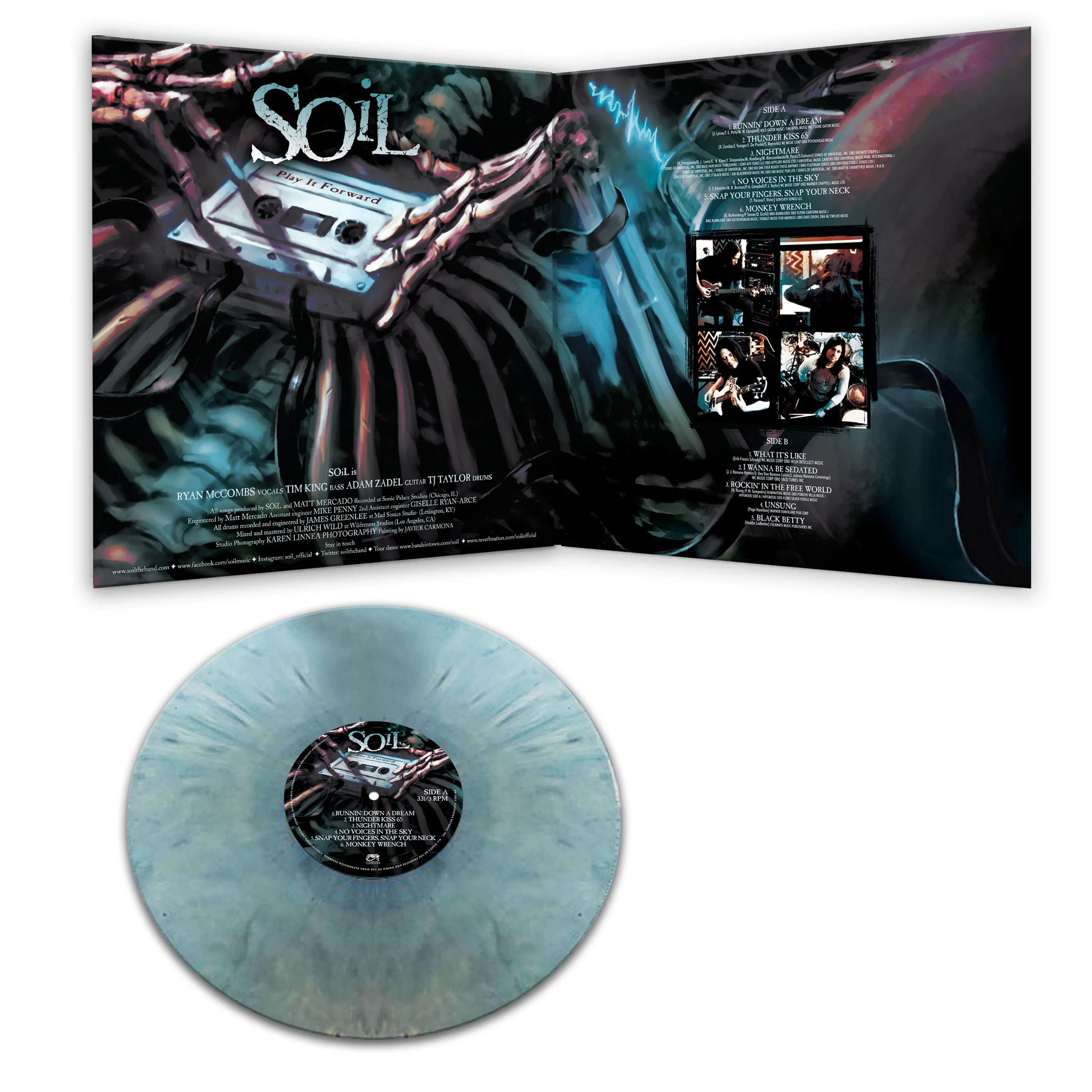 Soil - Play It Forward (Blue & White Marble Vinyl) - Image 3