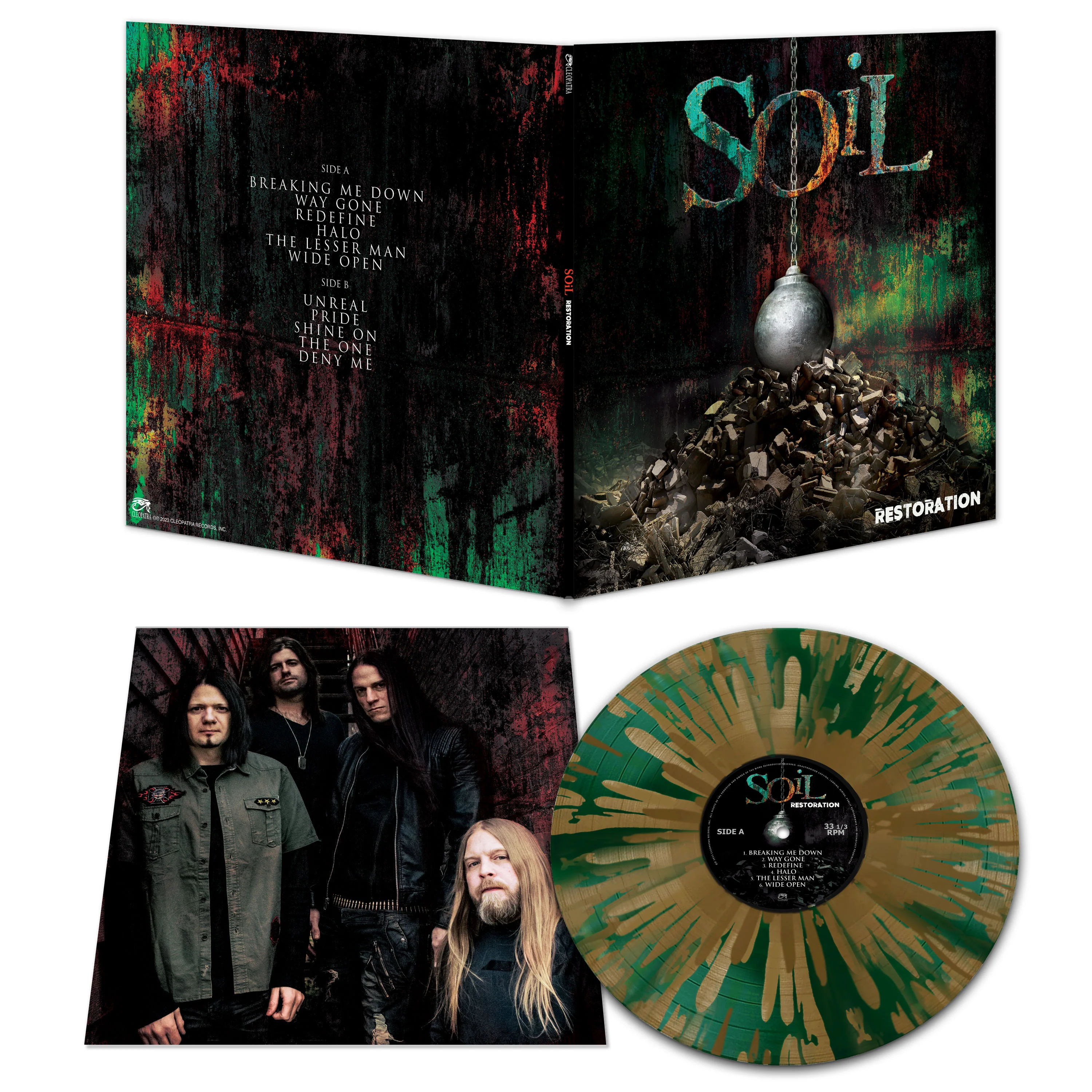 Soil – Restoration (Green-Gold Splatter Vinyl) - Image 2