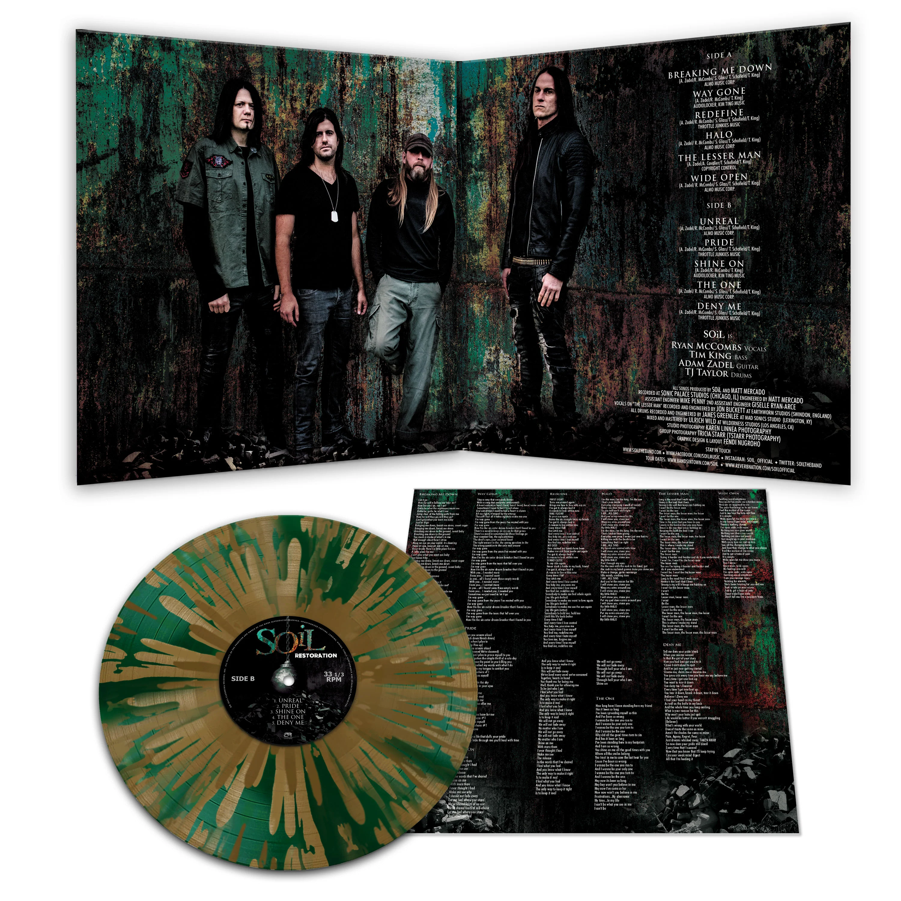 Soil – Restoration (Green-Gold Splatter Vinyl) - Image 3