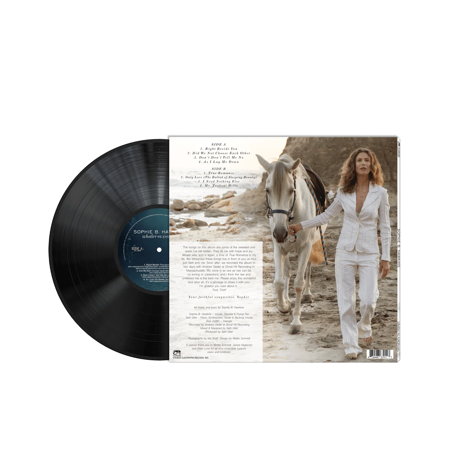 Sophie B. Hawkins - Whaler Re-Emerging (Black 10" Vinyl) - Image 2