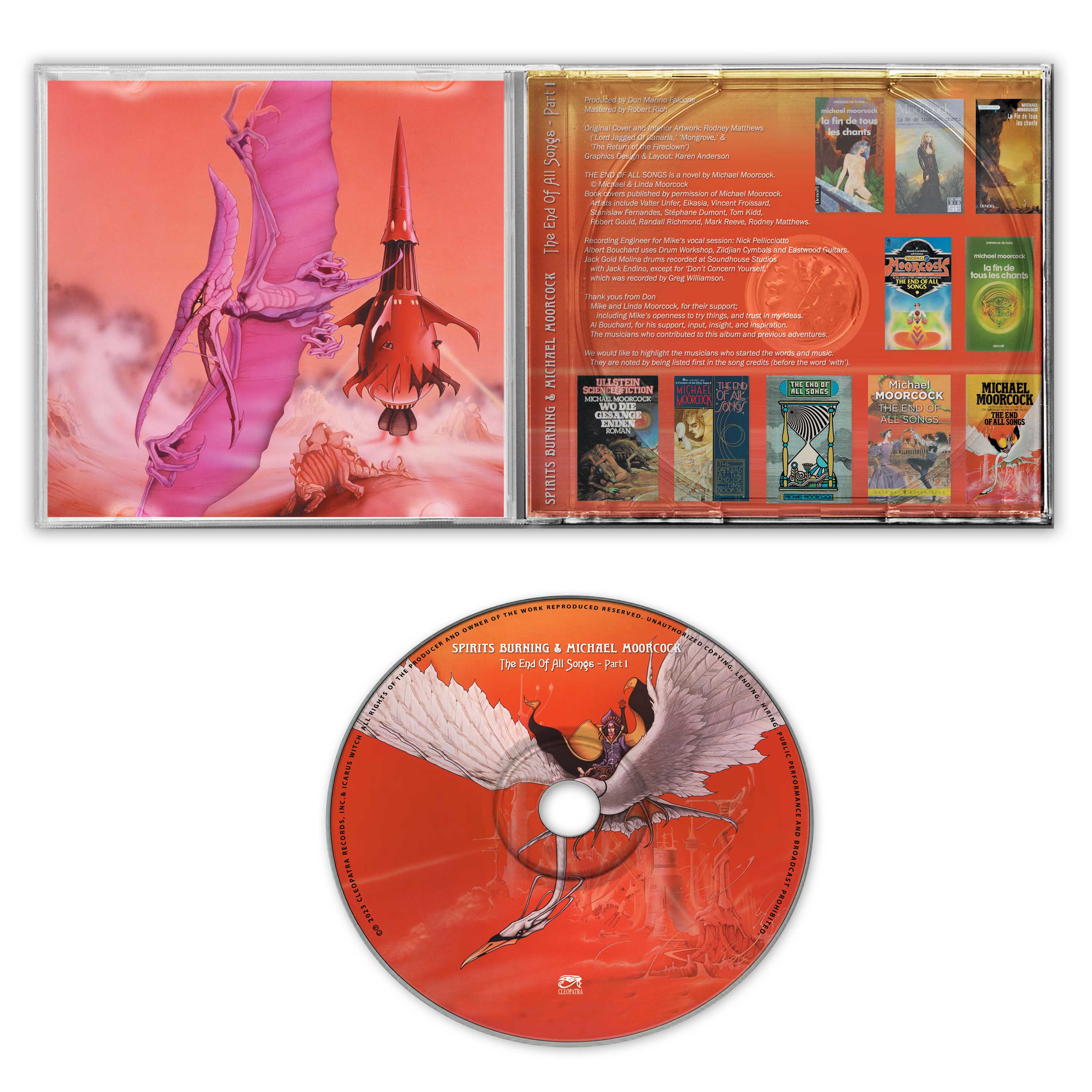 Spirits Burning & Michael Moorcock - The End Of All Songs (CD) - Image 2