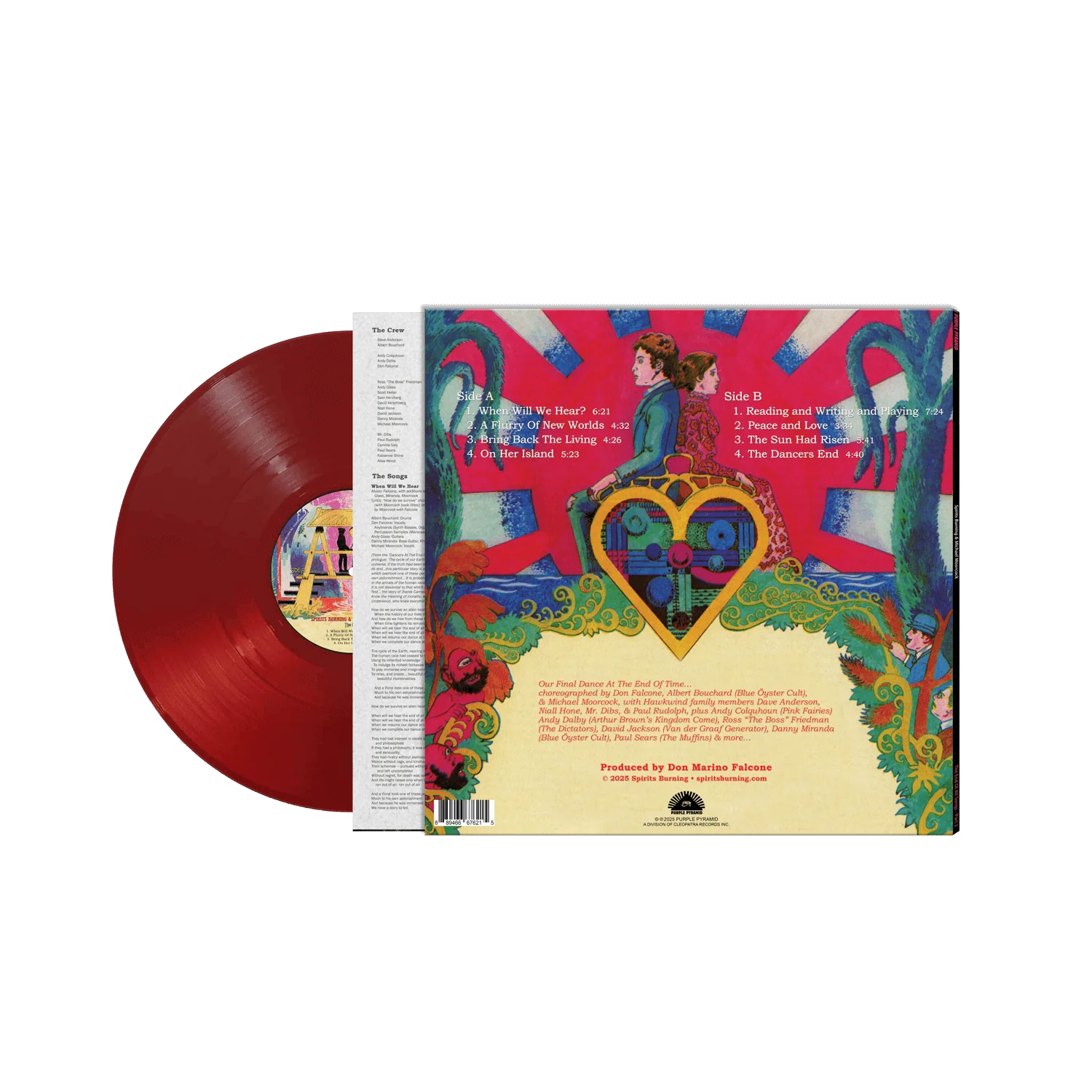 Spirits Burning & Michael Moorcock - The End Of All Songs - Part 2 (Red Vinyl LP) - Image 2