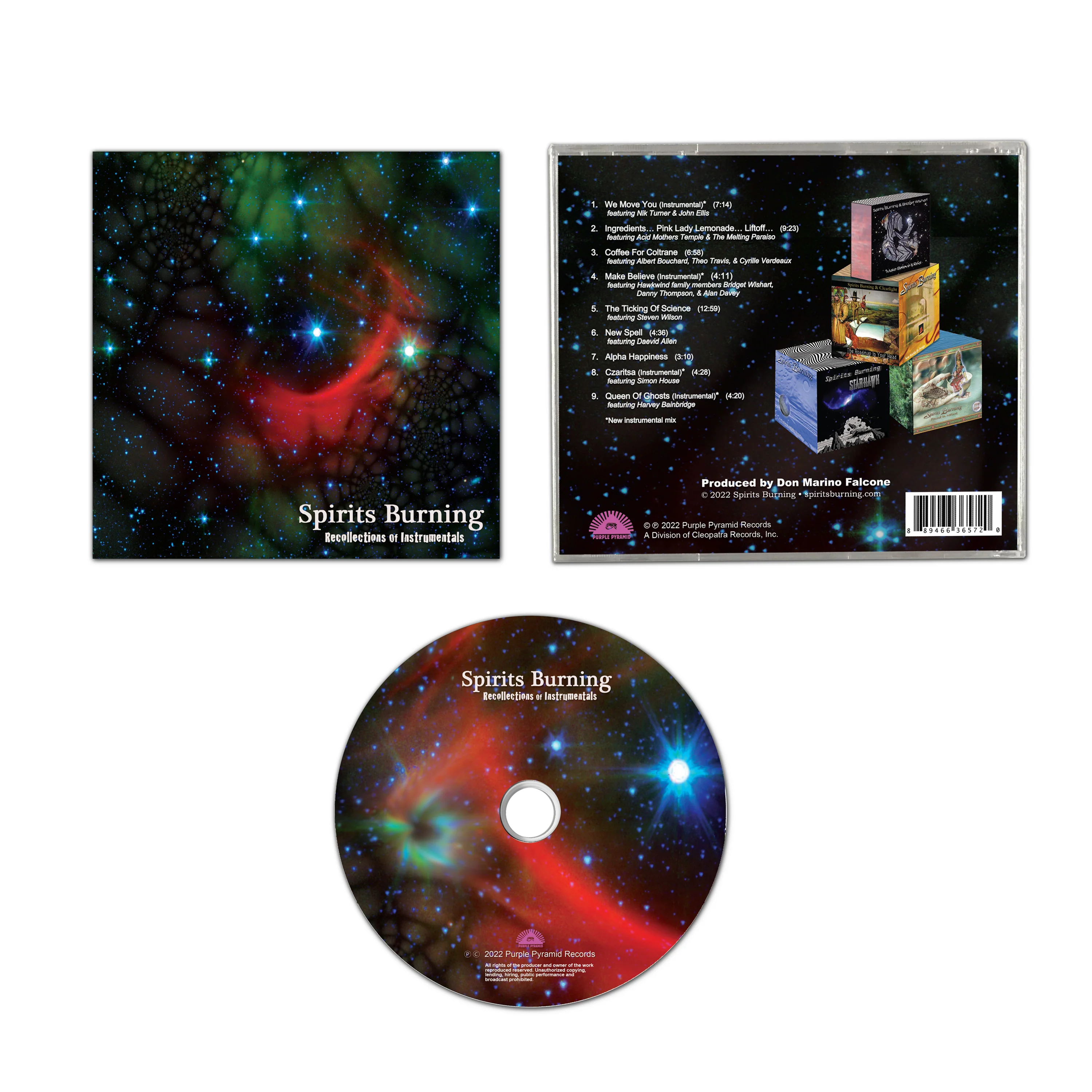 Spirits Burning - Recollections of Instrumentals (CD) - Image 2