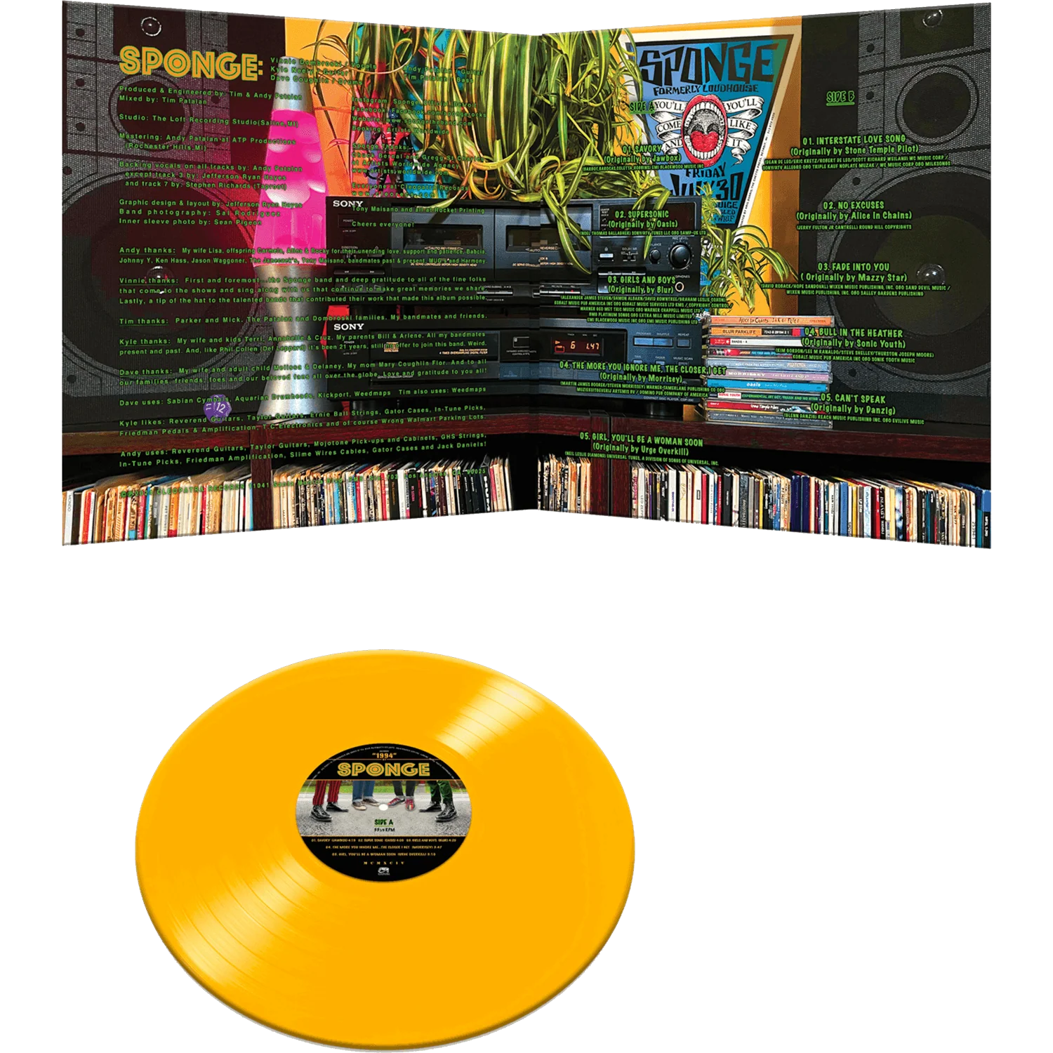 Sponge - 1994 (Yellow Vinyl) - Image 2