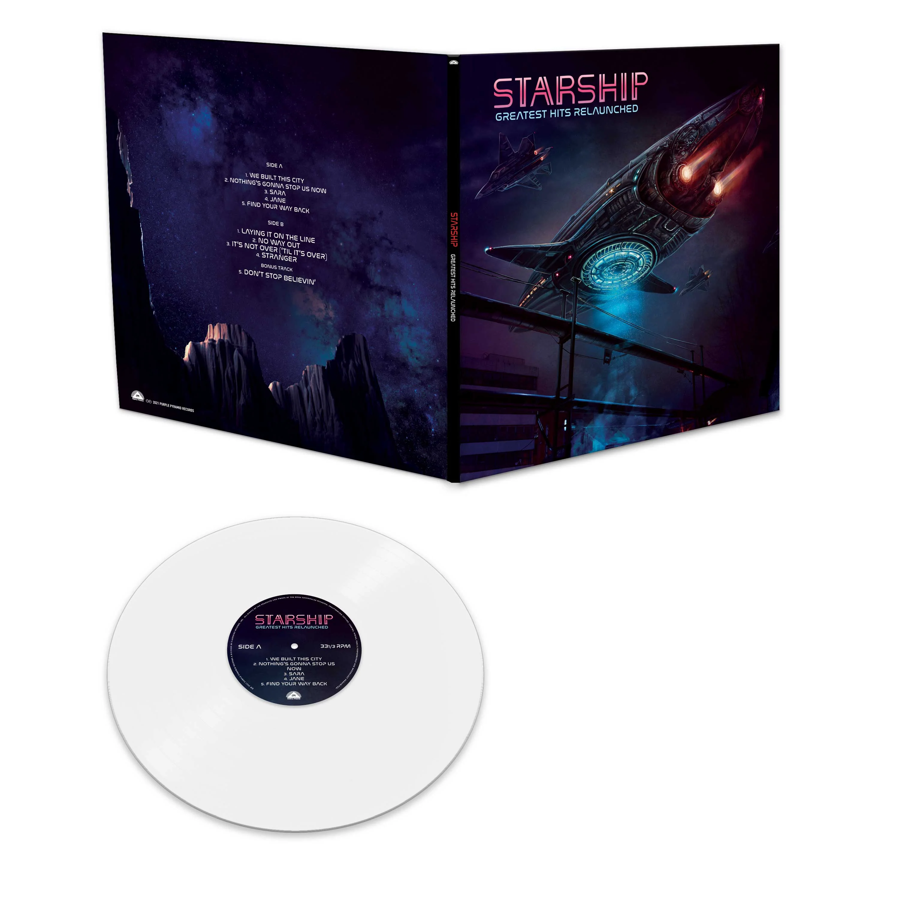 Starship - Greatest Hits Relaunched (White Vinyl) - Image 2