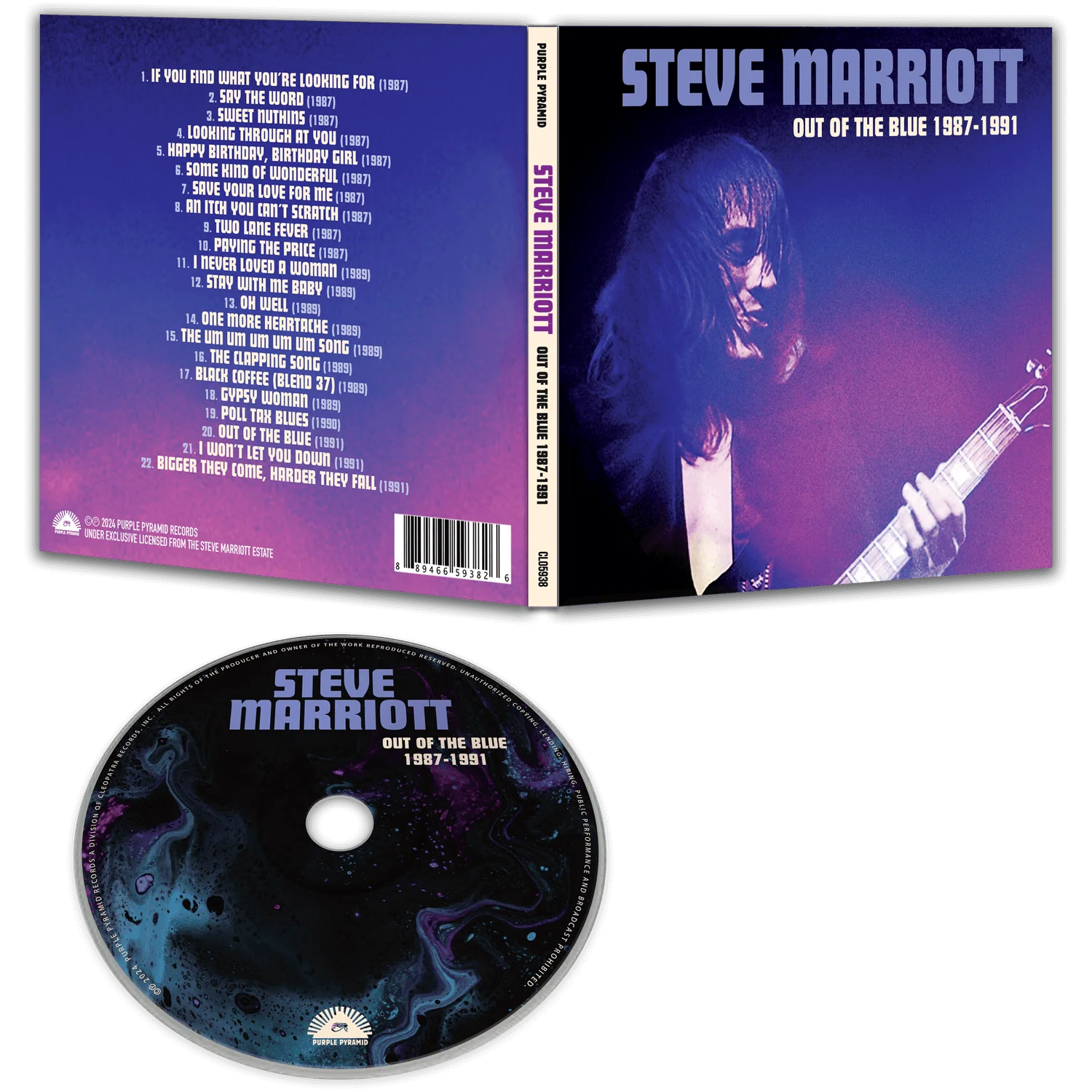 Steve Marriott - Out Of The Blue 1987-1991 (CD Digipak) - Image 2