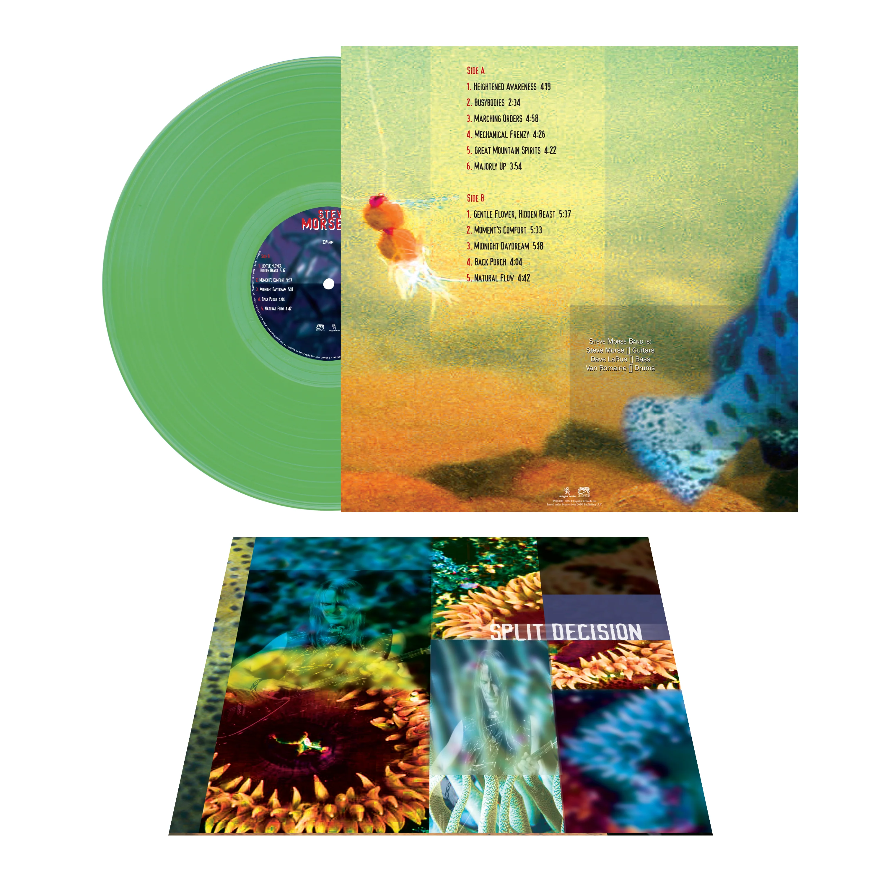 Steve Morse Band - Split Decision (Green Vinyl) - Image 4