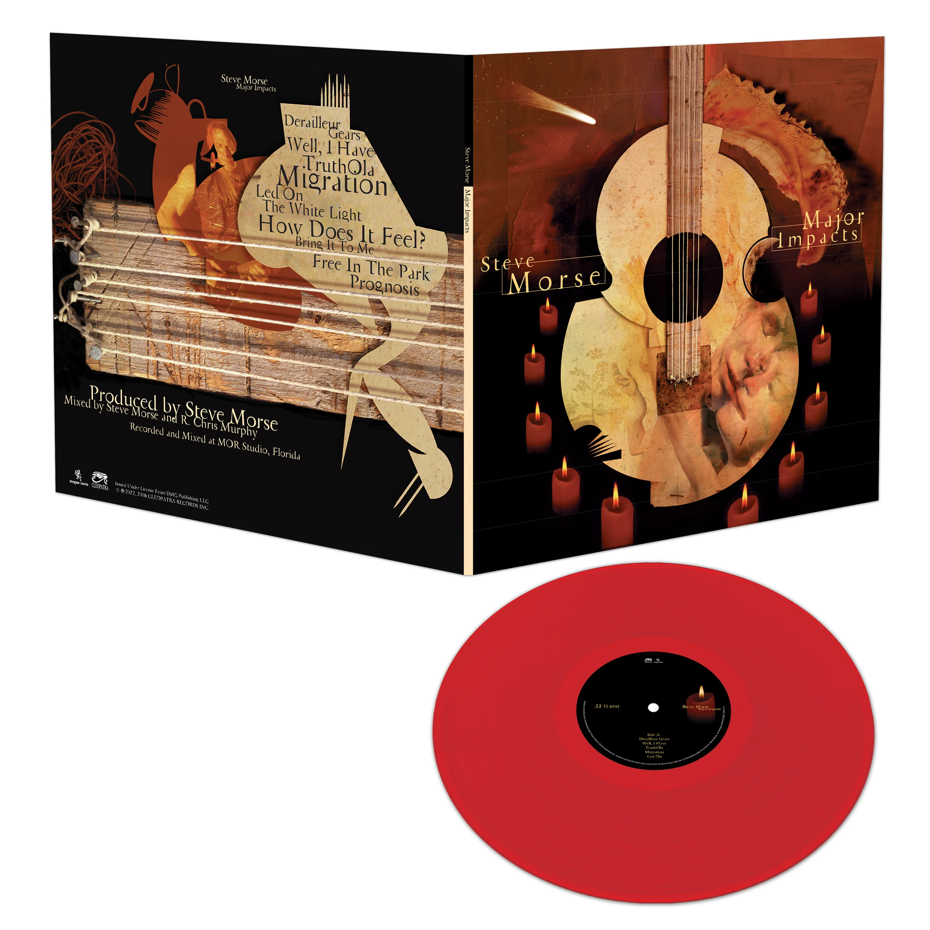 Steve Morse - Major Impacts (Red Vinyl) - Image 2