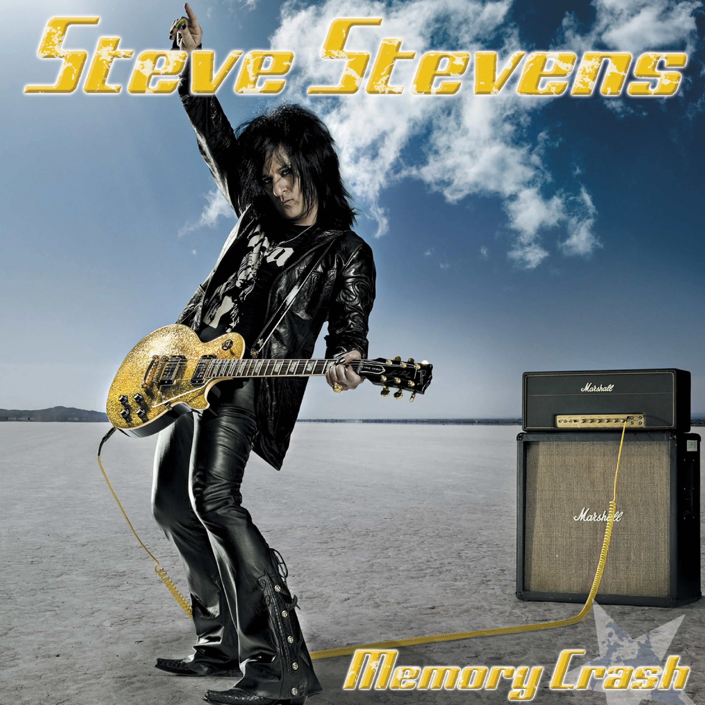 Steve Stevens - Memory Crash (Blue & White Haze Vinyl) - Image 4