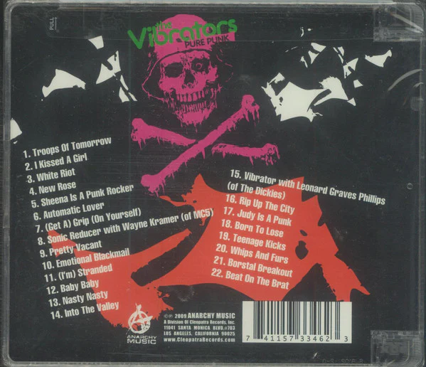 The Vibrators - Pure Punk (CD) Out of Print - Image 2