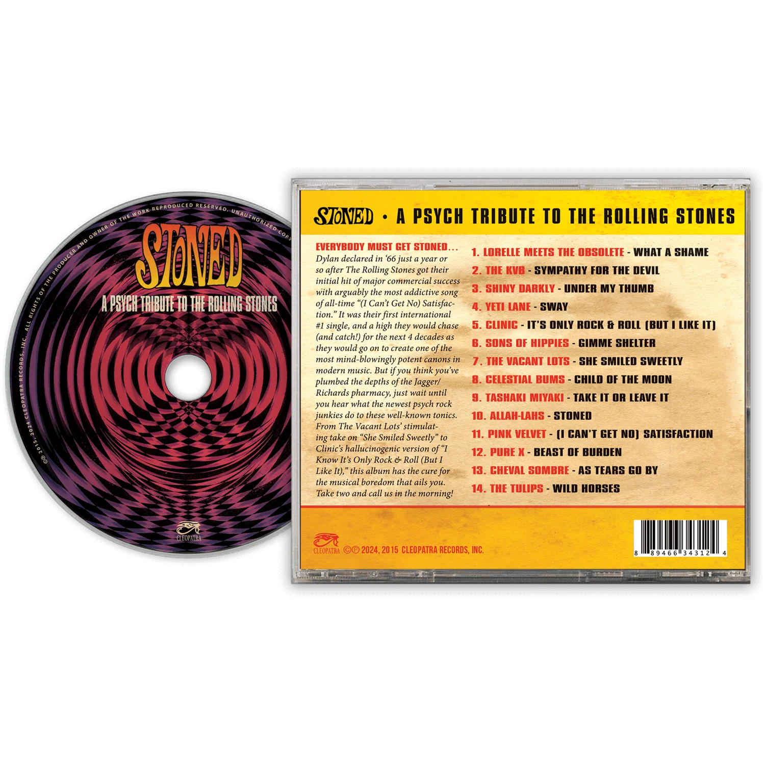 Stoned - A Psych Tribute To The Rolling Stones (Jewel Case CD) - Image 2