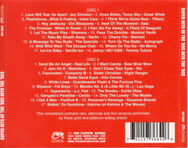 Super Hits Of The ‘80s & Into The ‘90s (2 CD) - Image 2