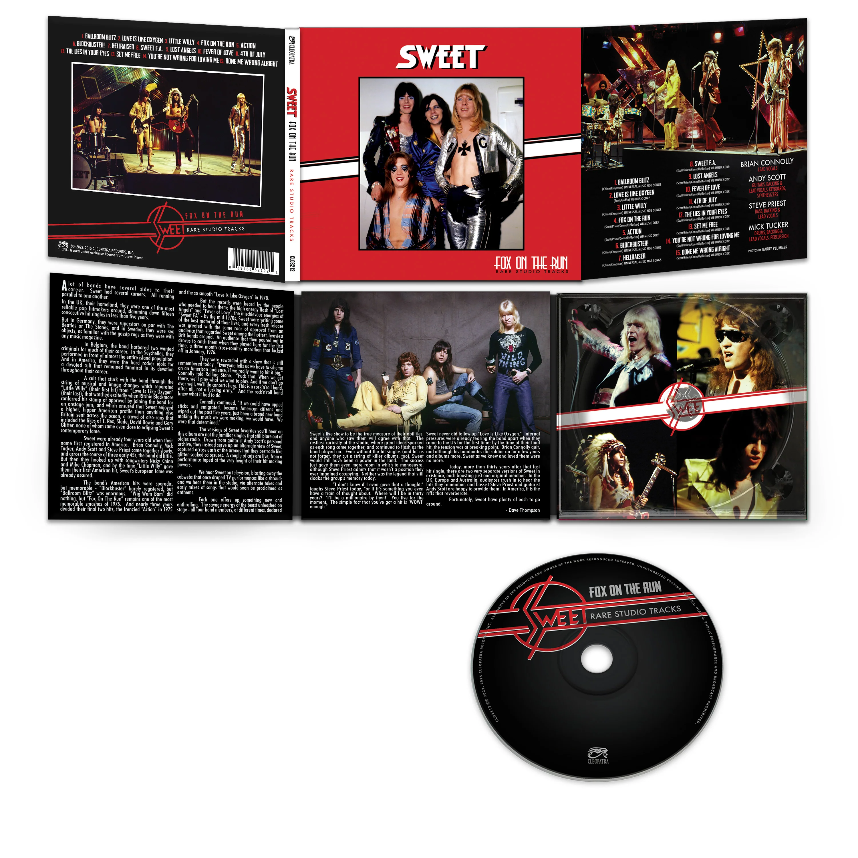 Sweet - Fox On The Run - Rare Studio Tracks (CD) - Image 3
