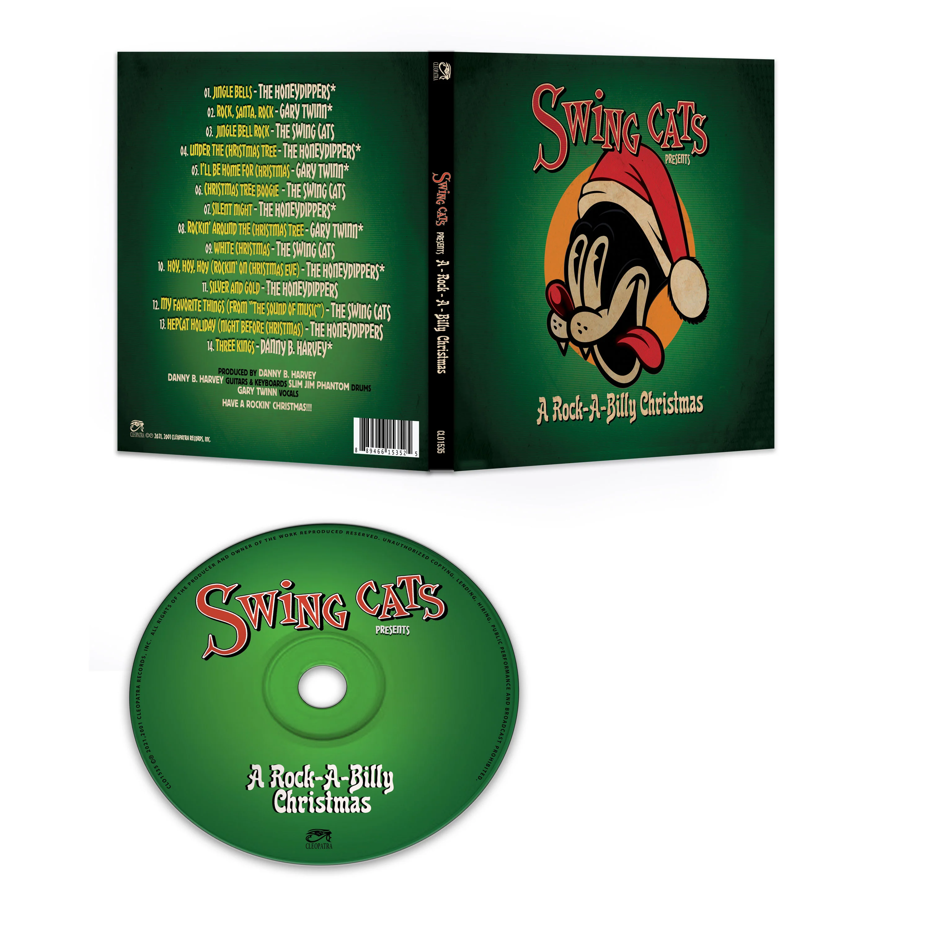 Swing Cats Present A Rockabilly Christmas (CD Digipack) - Image 2