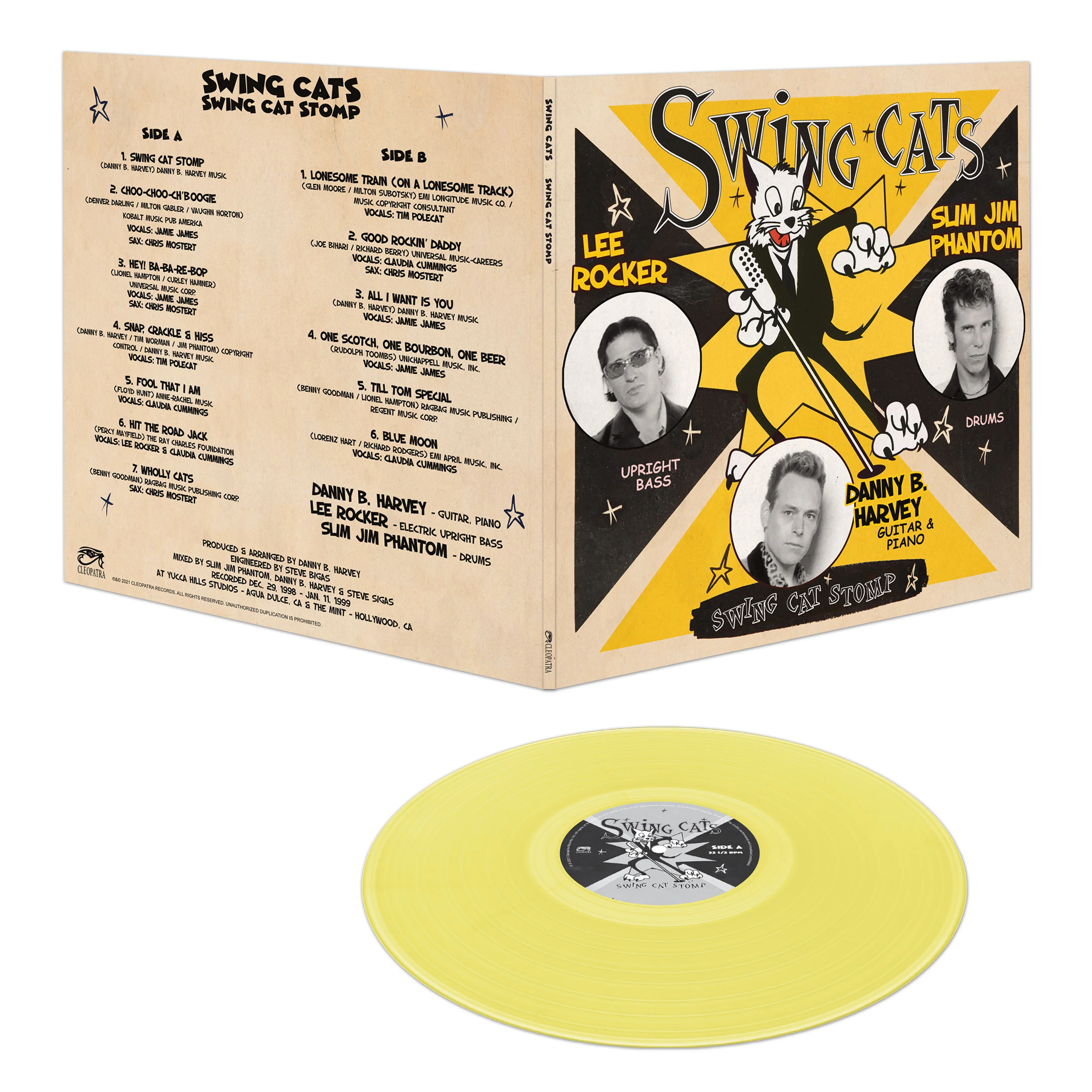 Swing Cats - Swing Cat Stomp (Yellow LP) - Image 3