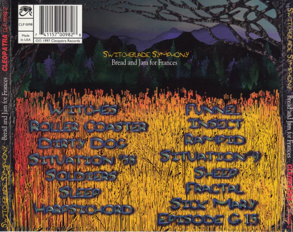 Switchblade Symphony - Bread And Jam For Frances (CD) - Image 2