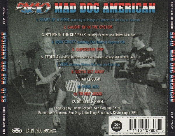 SX-10 - Mad Dog American (CD) - Image 2